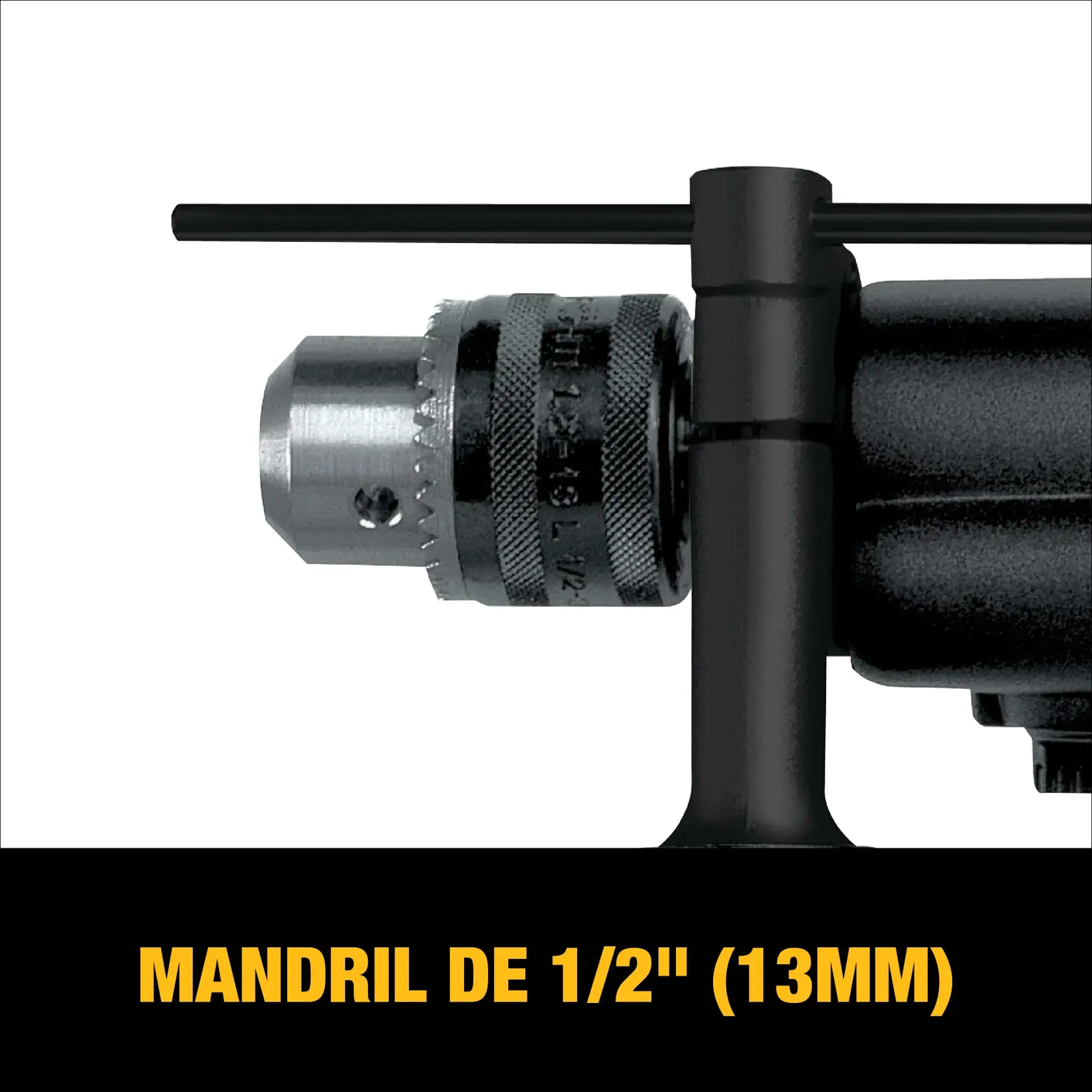 DEWALT® Taladro Percutor de 1/2" (13mm) con Cable de 800W y Velocidad Variable Reversible