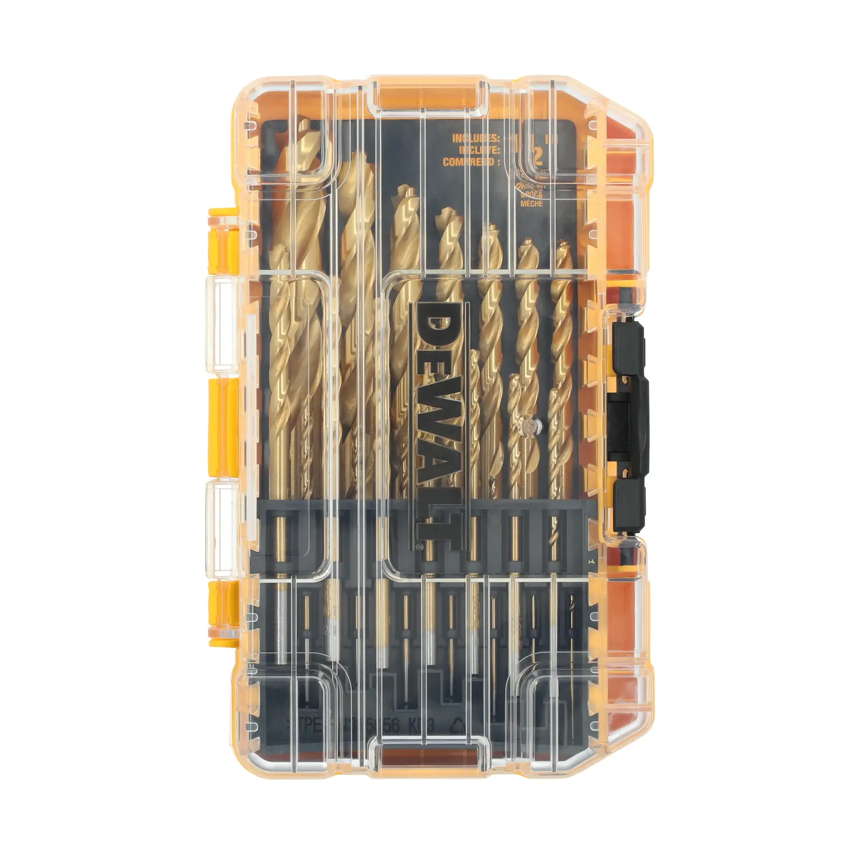DEWALT IMPACT READY Titanium Drill Bit Set with Tough Case System