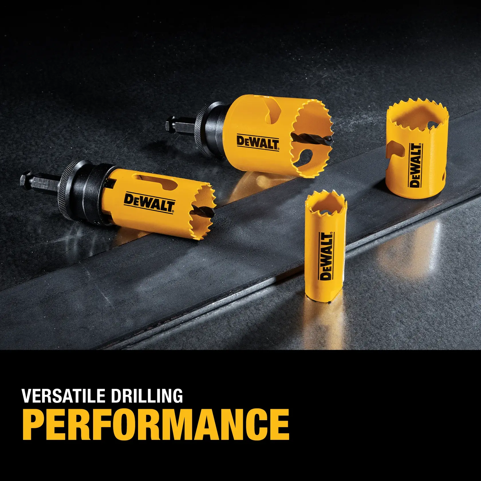 DEWALT® 9-Piece Electrician's Bi-Metal Hole Saw Kit