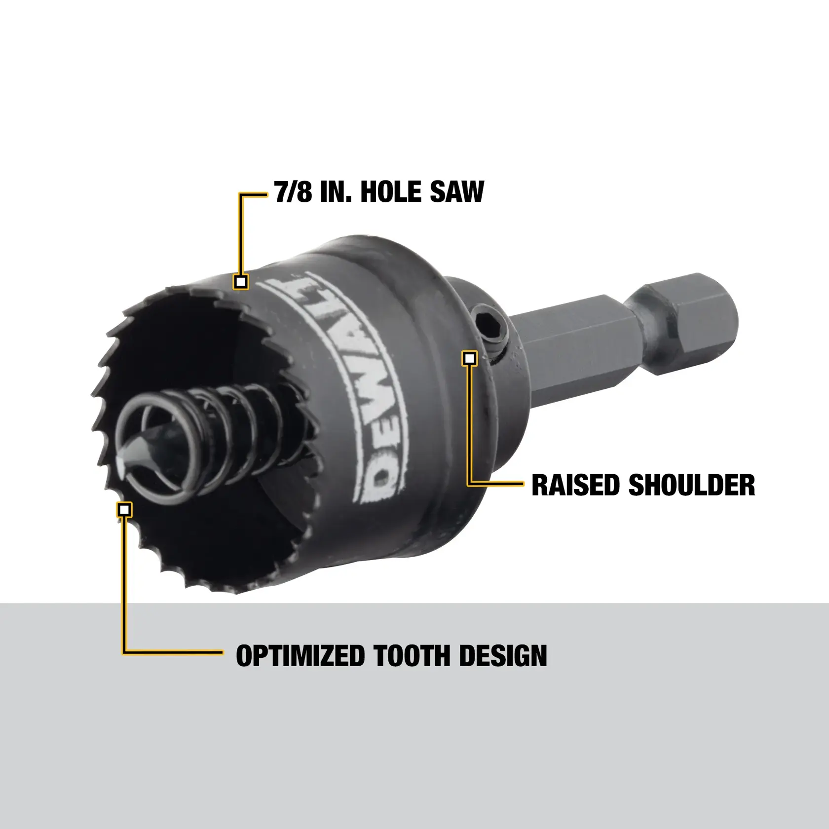 DEWALT® 7/8-in. (22mm) IMPACT READY® Hole Saw