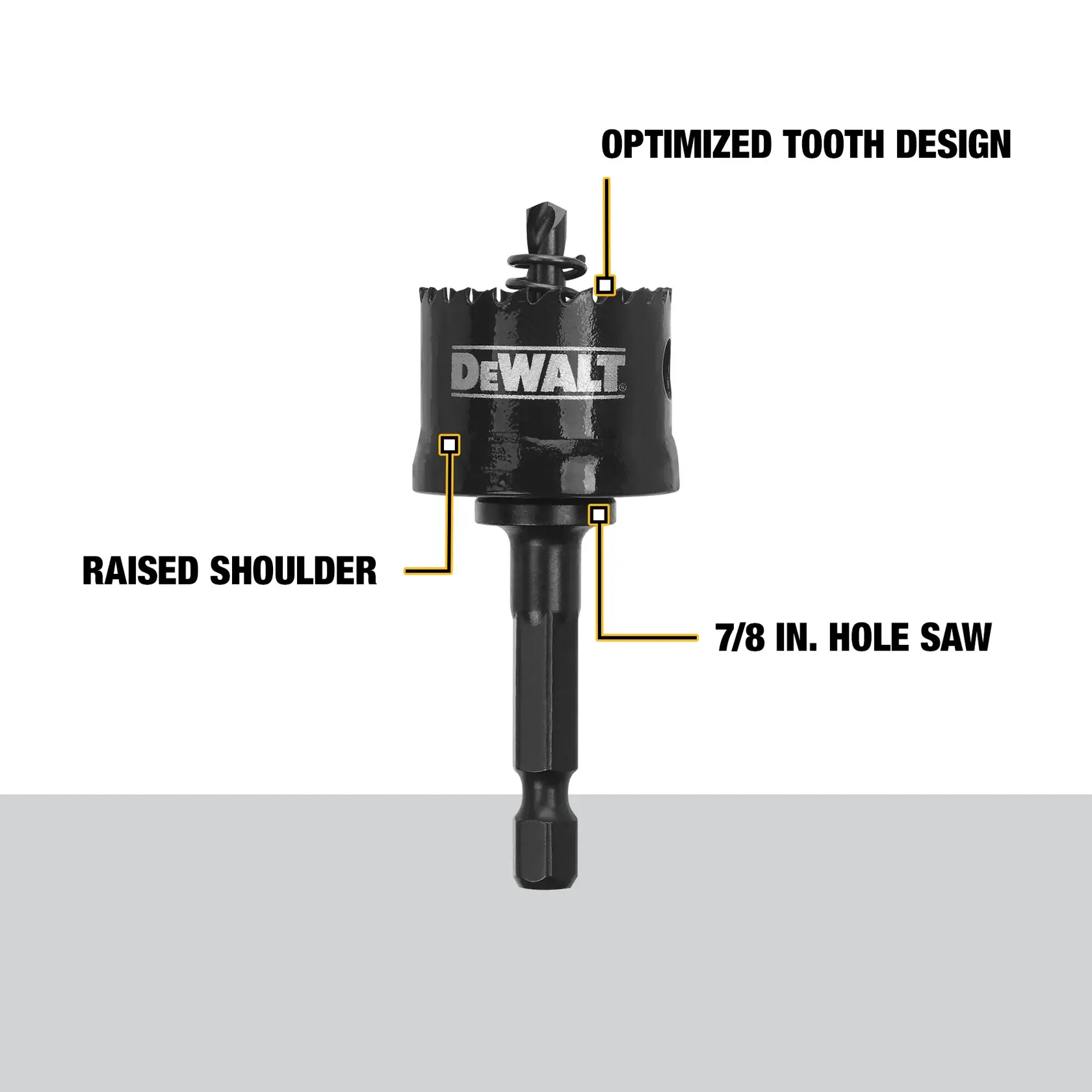 DEWALT® 7/8-in. (22mm) IMPACT READY® Hole Saw