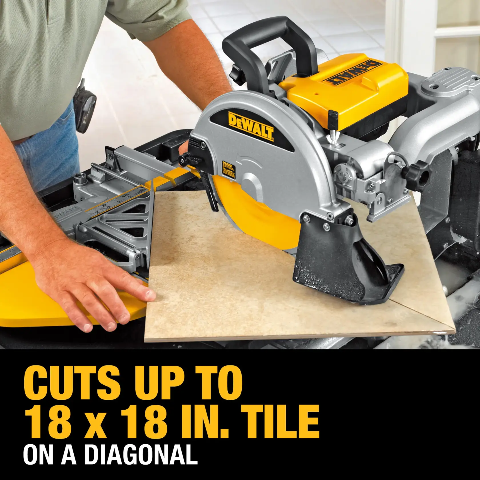 DEWALT® 10 in. Wet Tile Saw with Stand