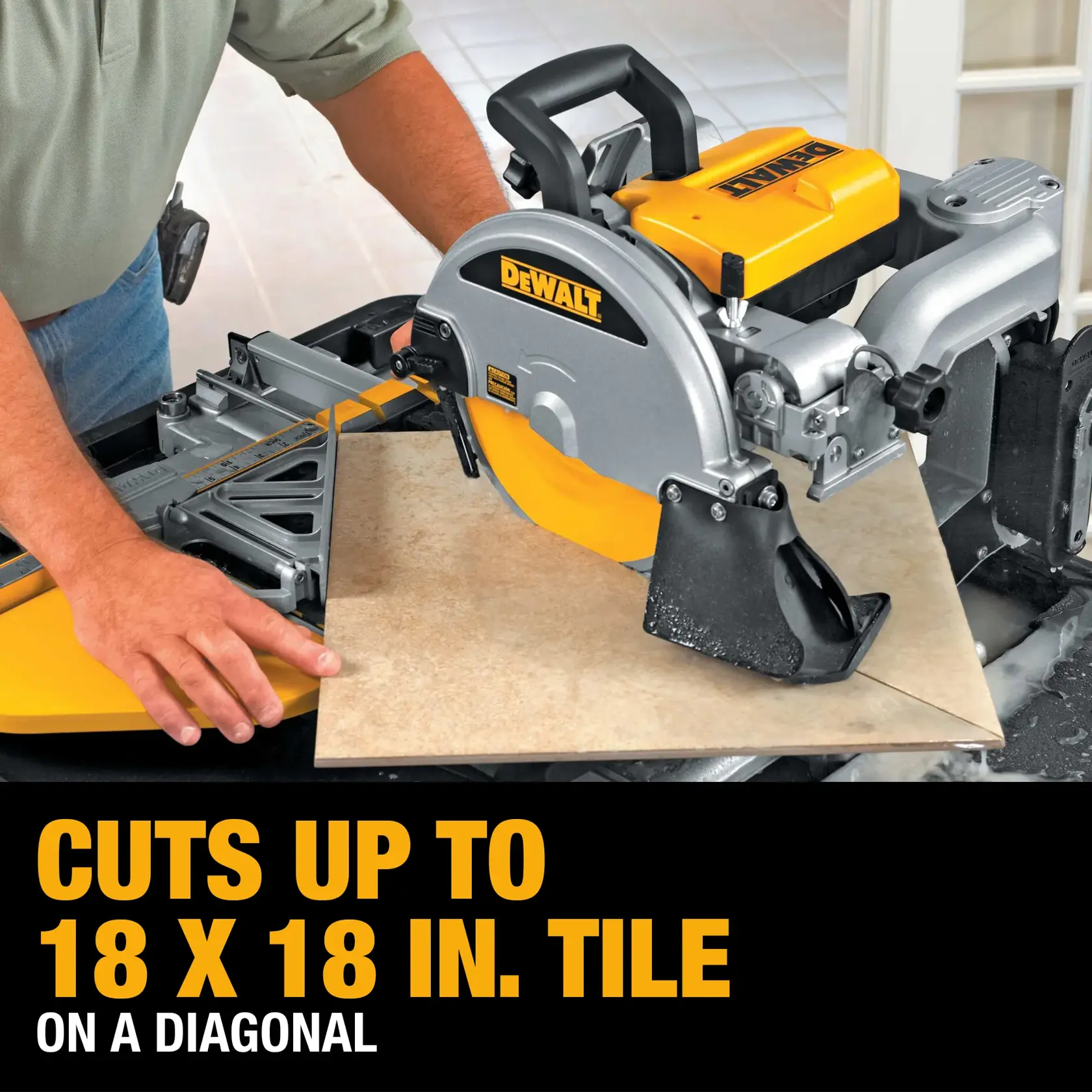 DEWALT® 10-in. Heavy-Duty Wet Tile Saw