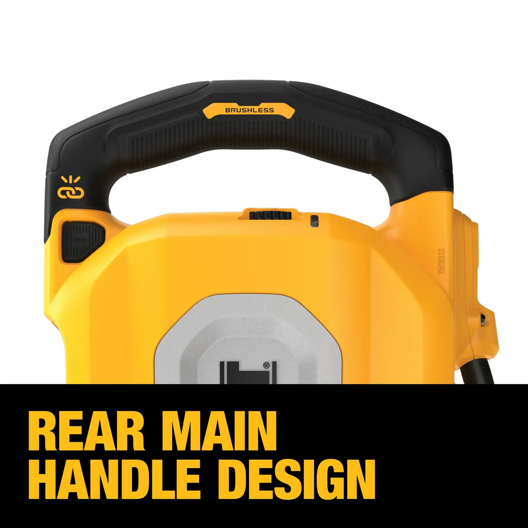 Image of the main rear handle design