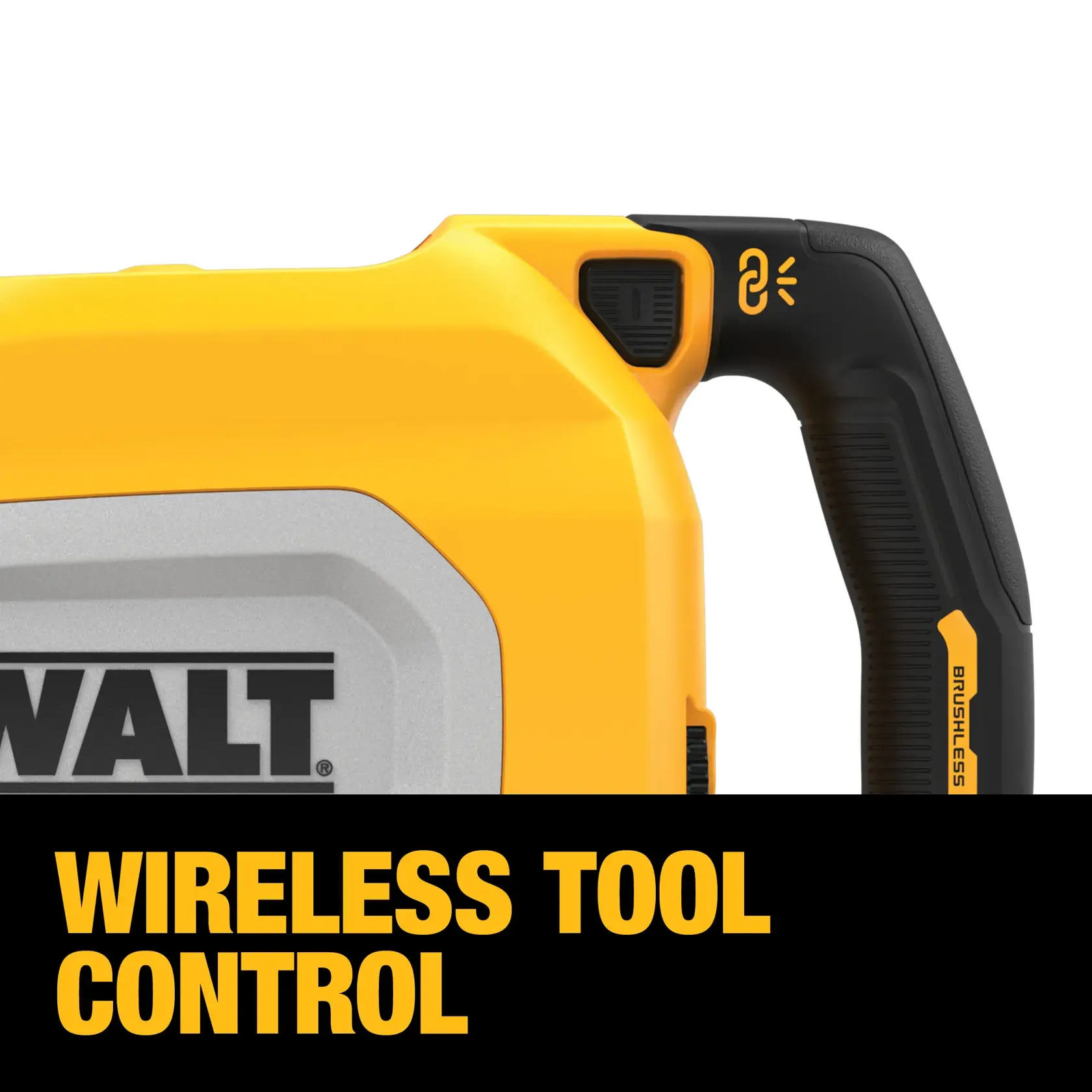 Zoomed in image of the WIRELESS TOOL CONTROL logo