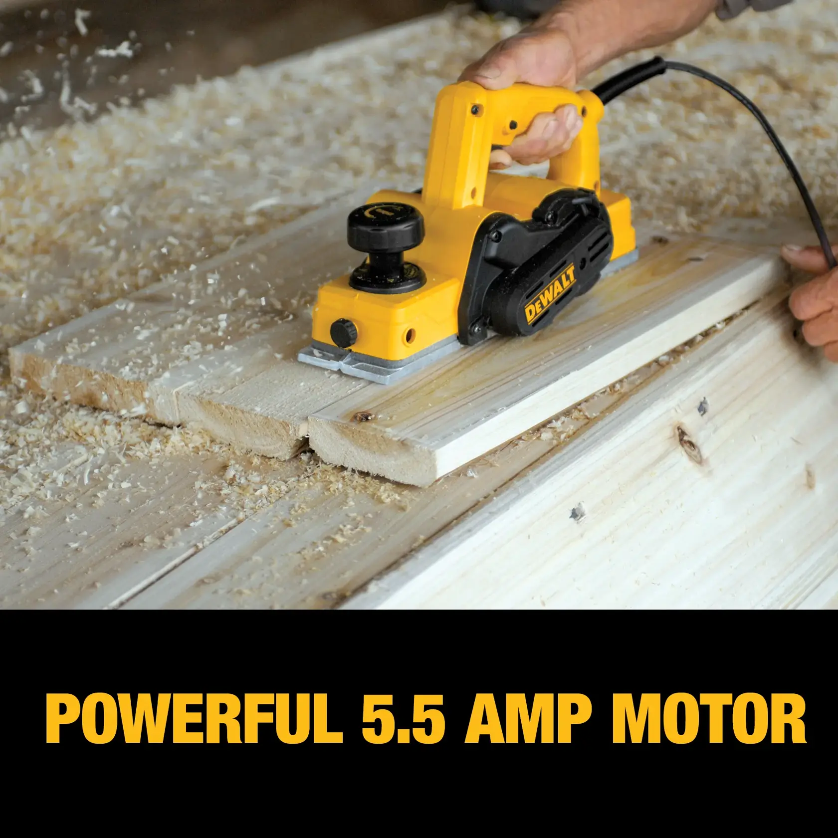 DEWALT® Hand Planer, 5.5-Amp, 3-1/4-in.