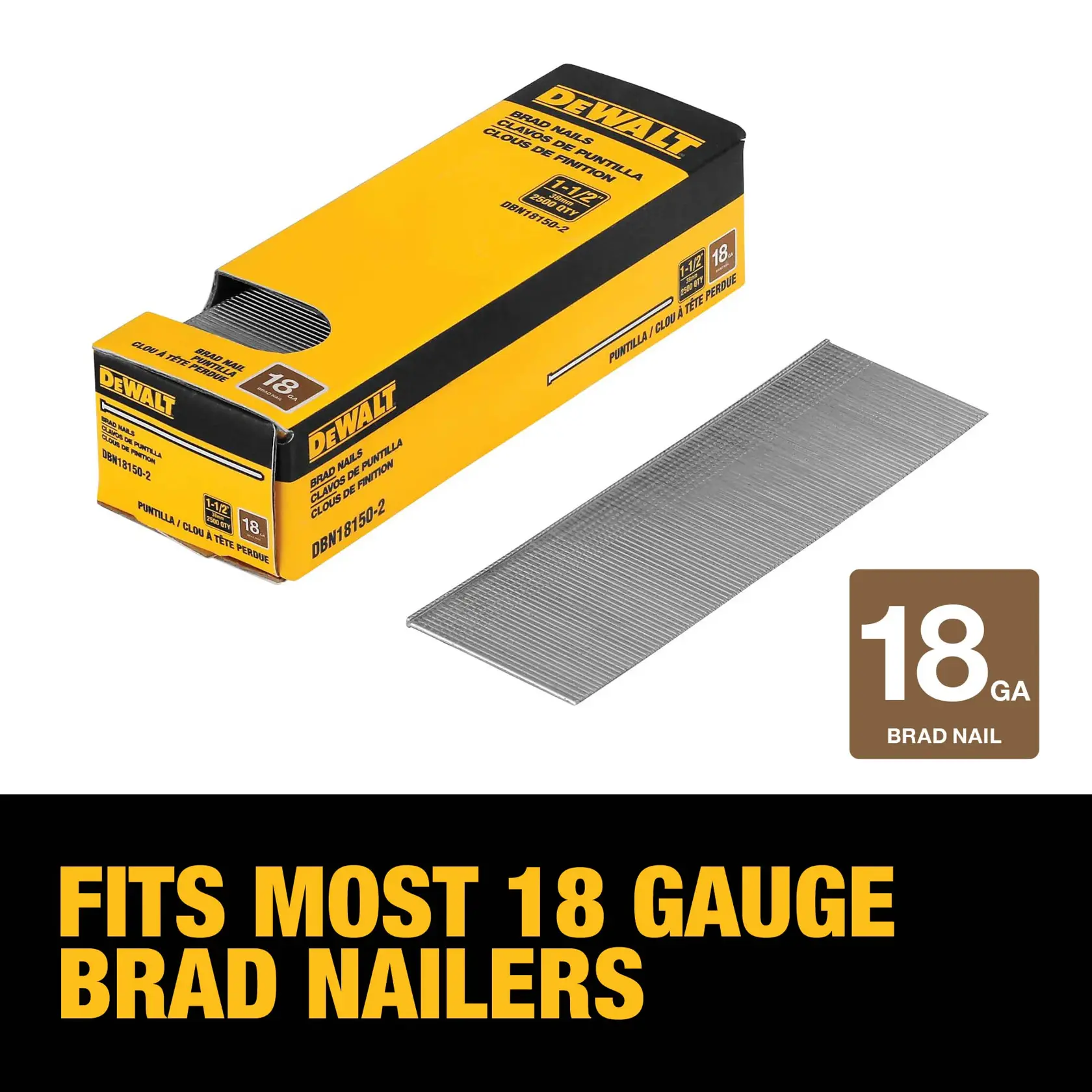 Fits most 18 gauge brad Nailers graphic
