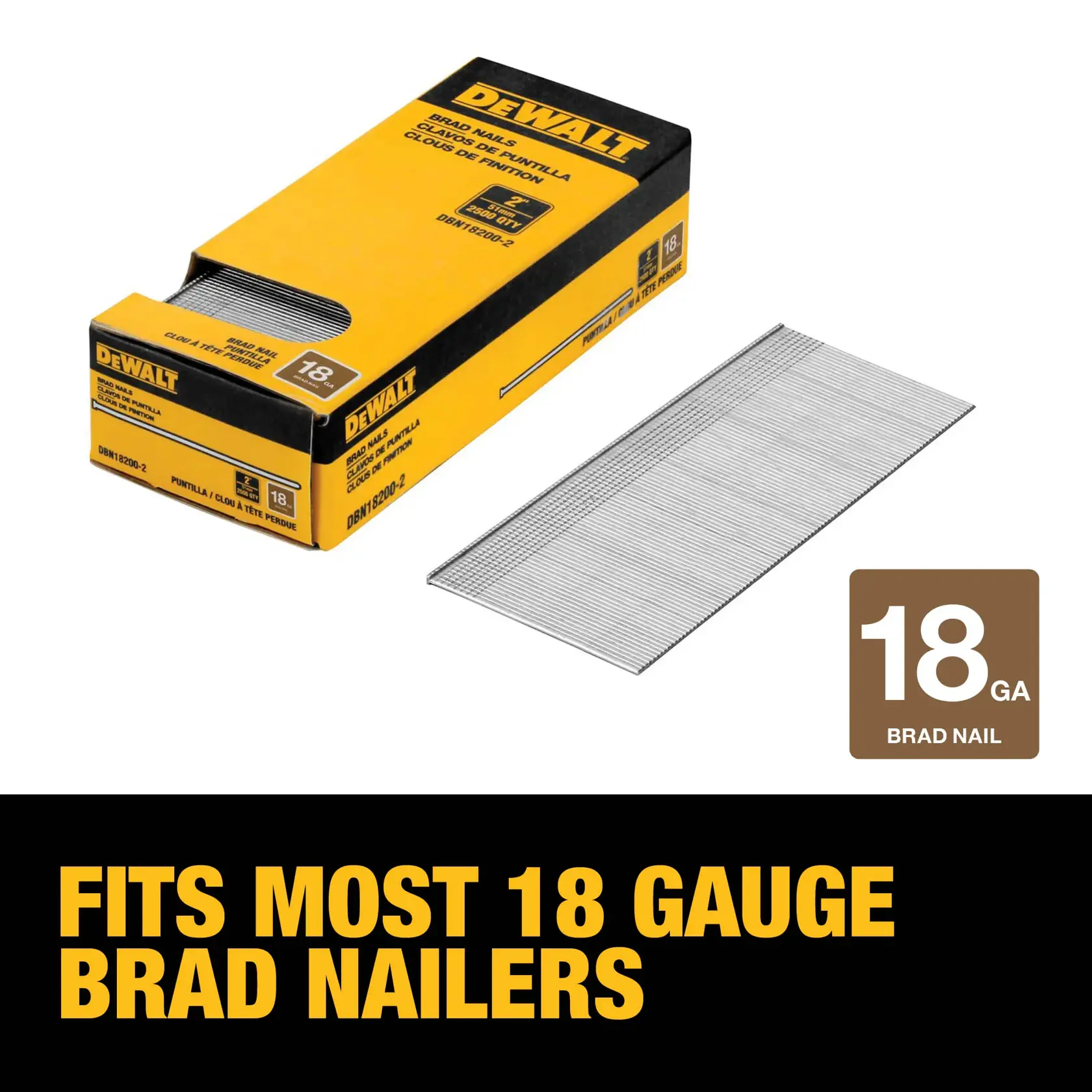 Fits Most 18 gauge brad nailers graphic
