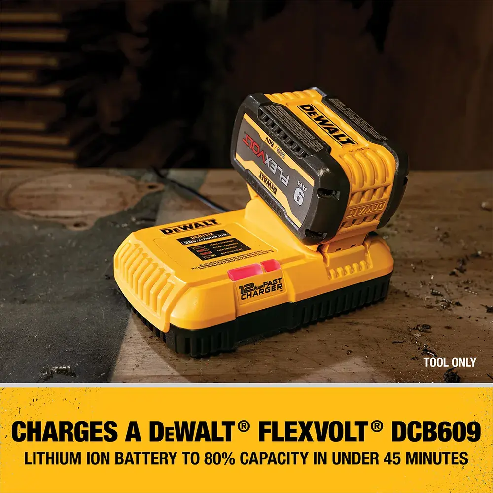DEWALT® 20V MAX*/FLEXVOLT® 12 Amp Fan Cooled Fast Charger