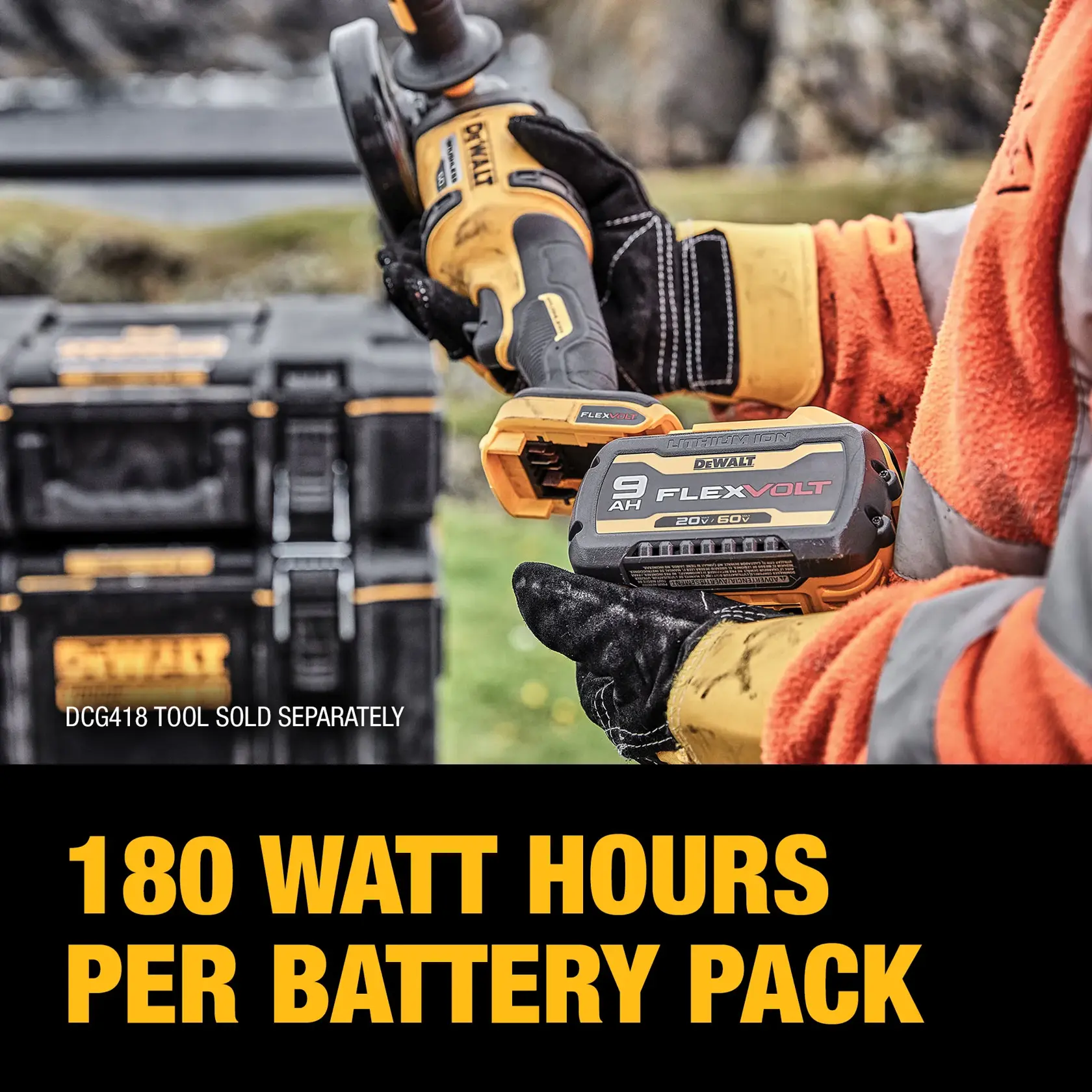 DEWALT® 20V/60V MAX* FLEXVOLT® 9Ah Battery (2 PK)