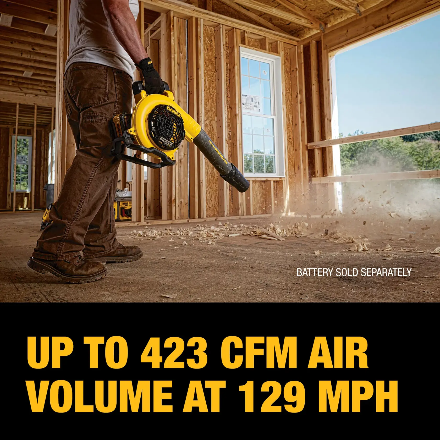 DEWALT® FLEXVOLT 60V MAX* Brushless Cordless Handheld Leaf Blower (Tool Only)