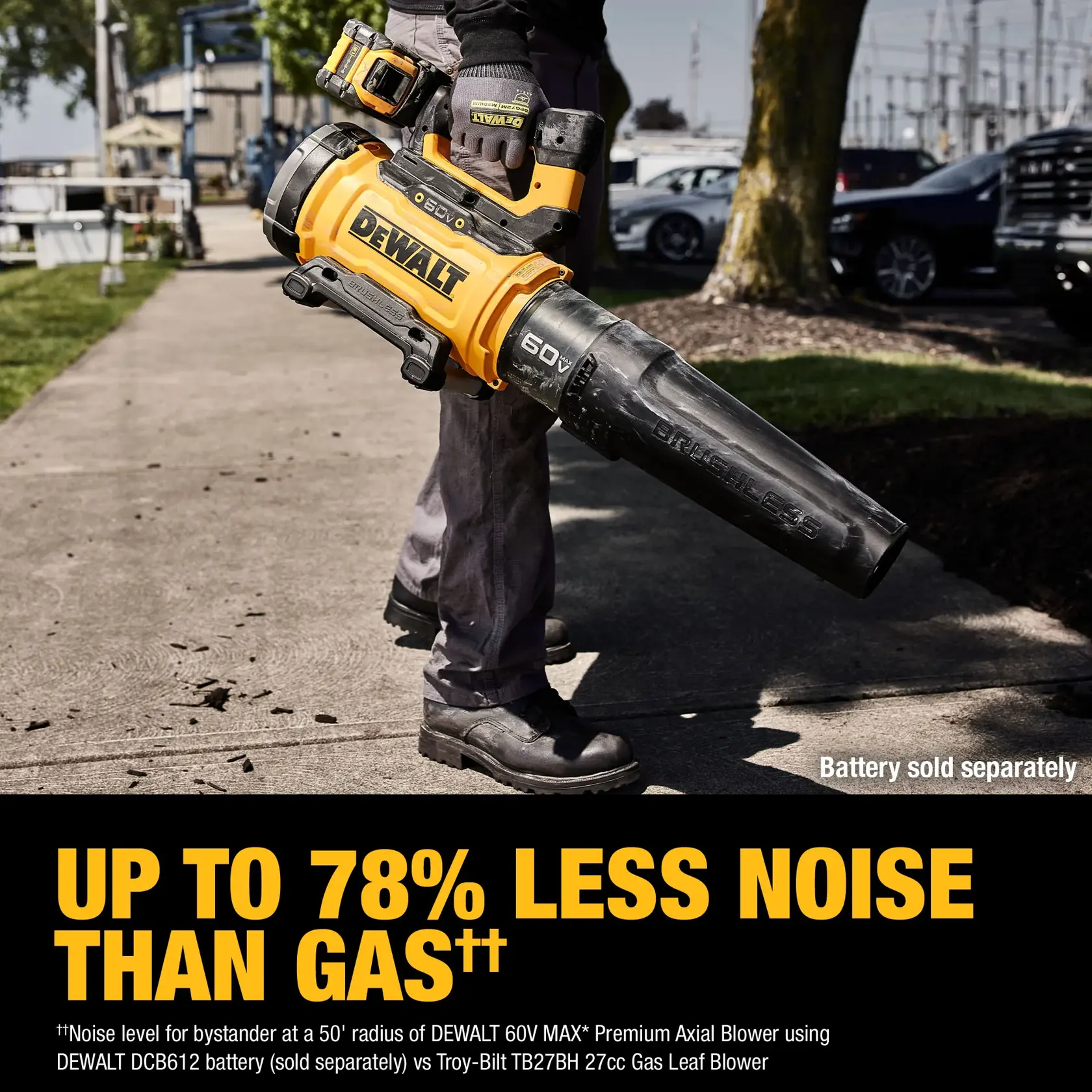 Quiet operation of blower