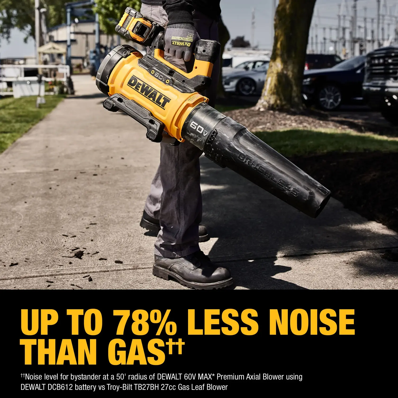 Quiet operation of blower