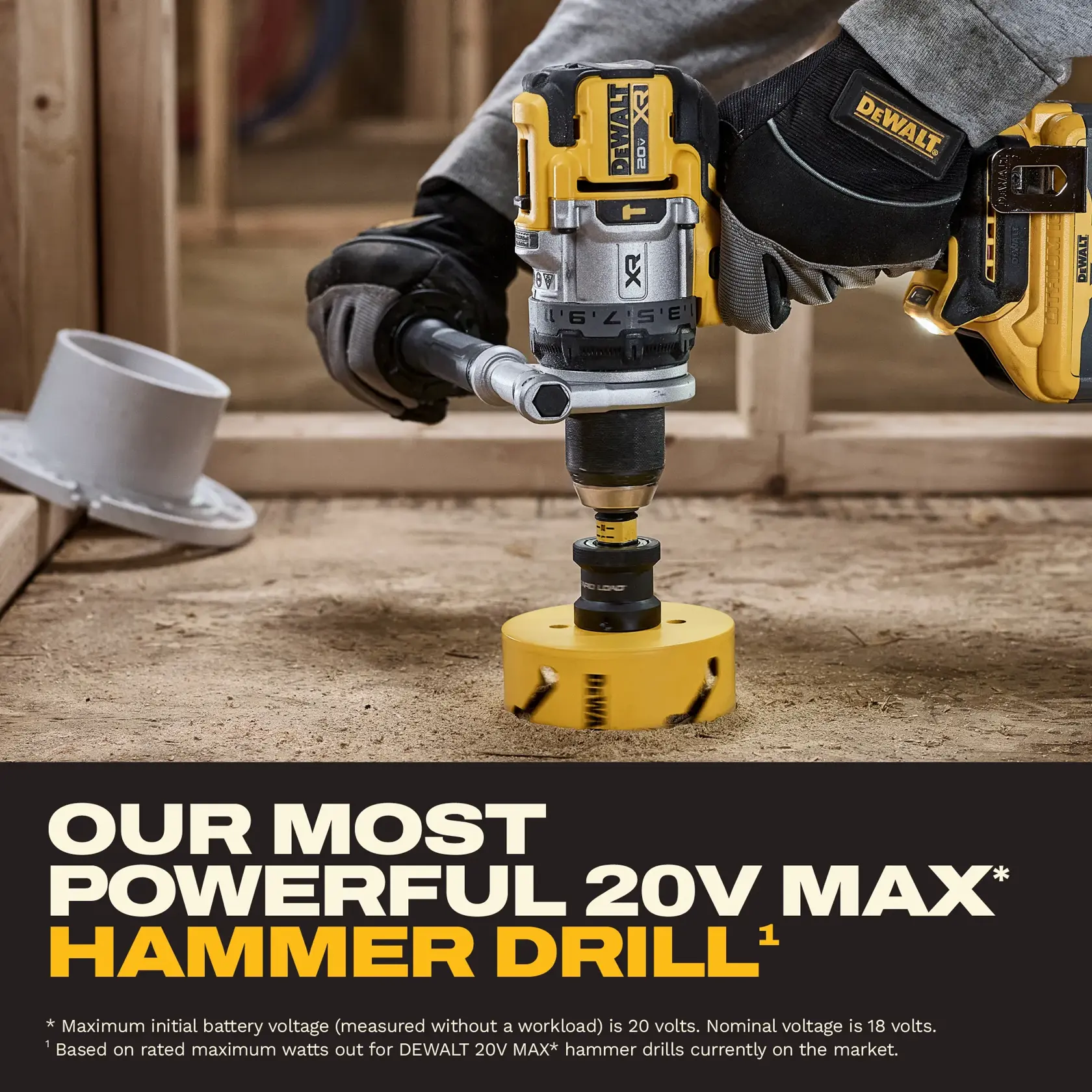 DCD1007WW1 Our Most Powerful 20V MAX* Hammer Drill