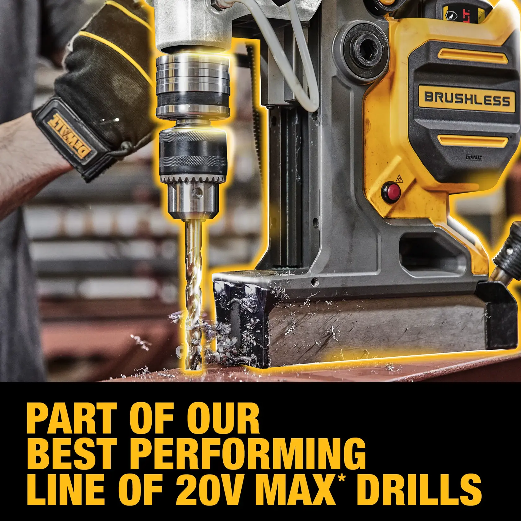PART OF OUR BEST PERFORMING LINE OF 20V MAX* DRILLS