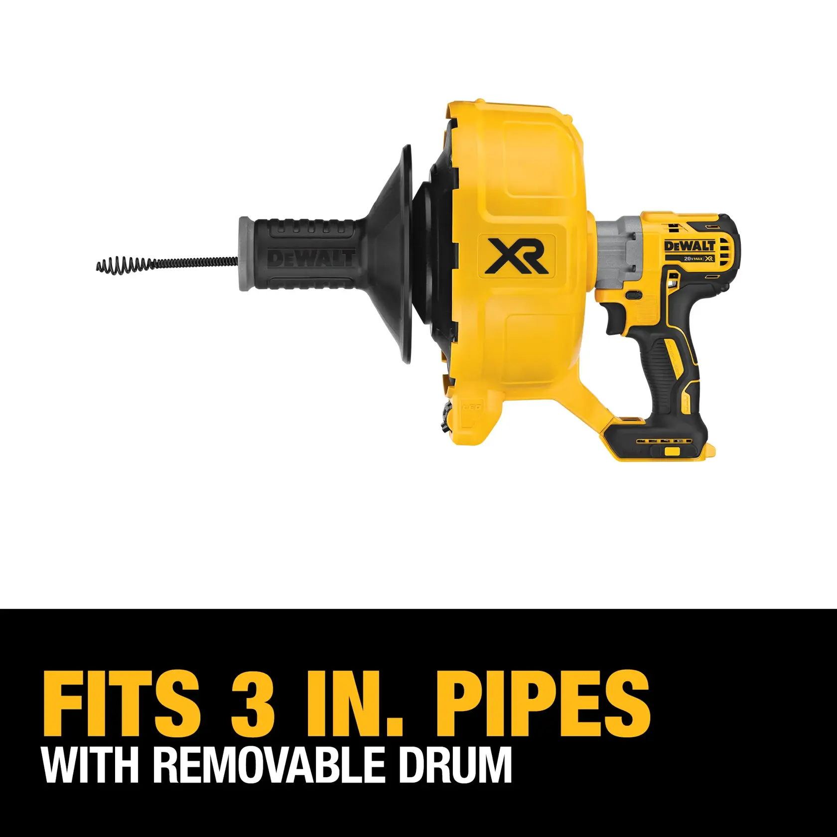 DEWALT® 20V MAX* XR® Brushless Drain Snake (Tool Only)
