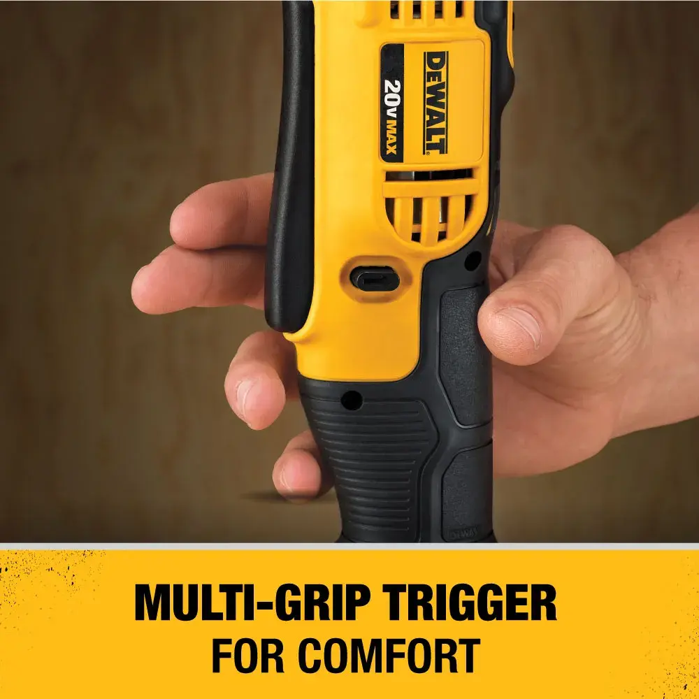 DEWALT® 20V MAX* 3/8-in. (9.5mm) Right Angle Drill/Driver (Tool Only)