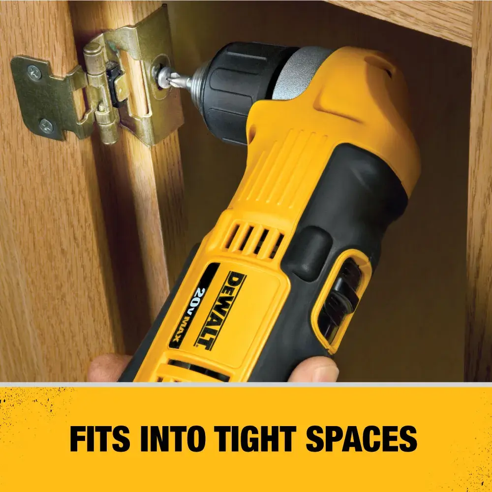 DEWALT® 20V MAX* 3/8-in. (9.5mm) Right Angle Drill/Driver (Tool Only)
