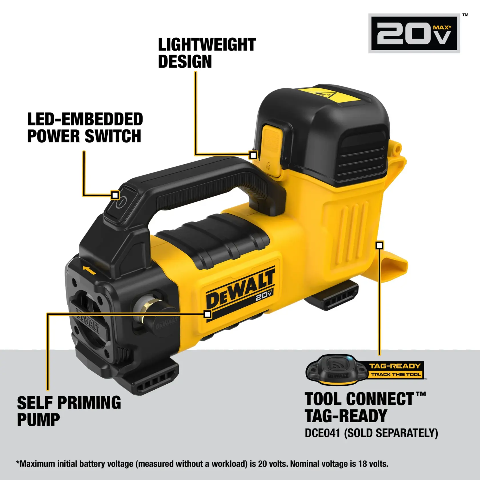 20V MAX* Transfer Pump product walk around.
