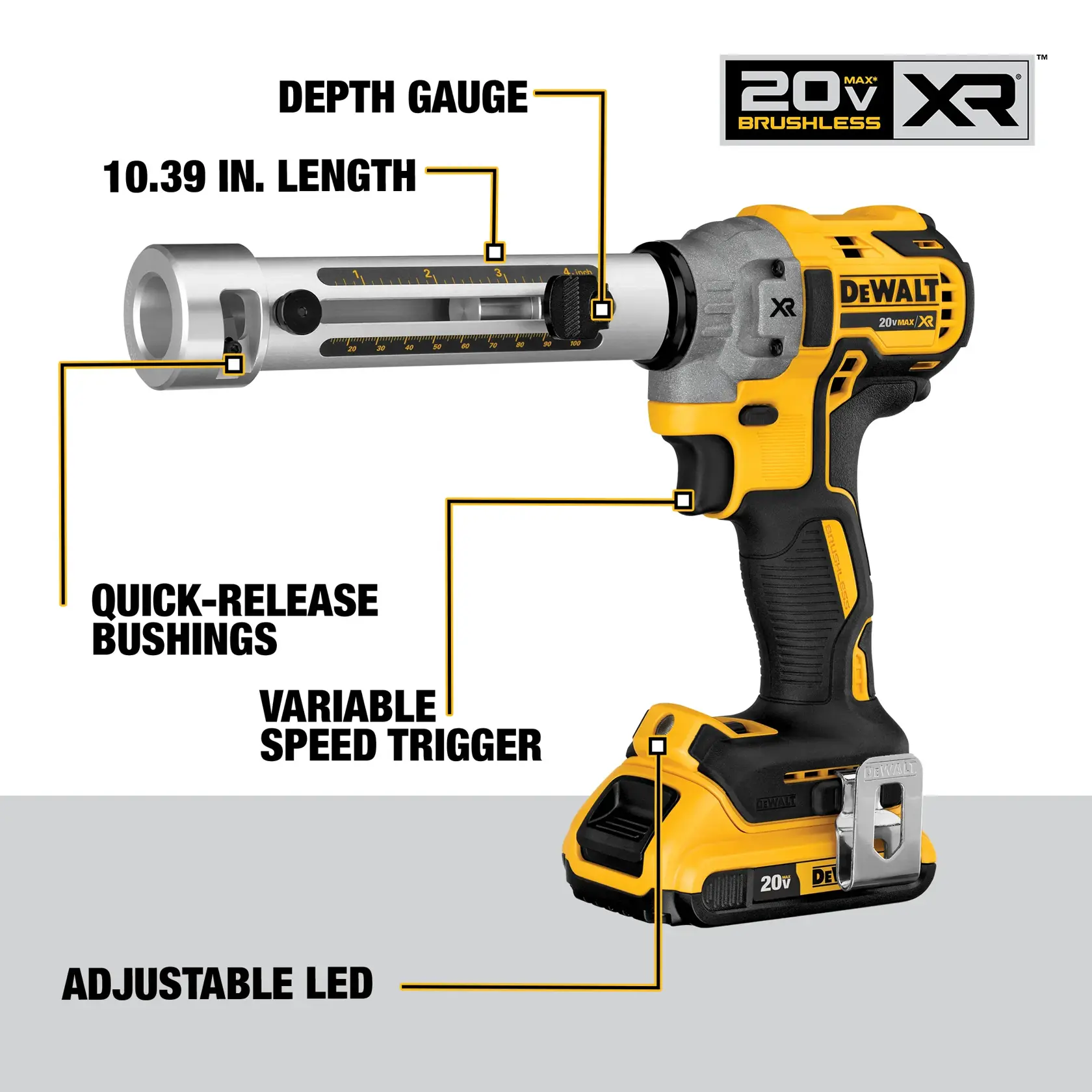 DEWALT® 20V MAX* XR® Cordless Cable Stripper Kit