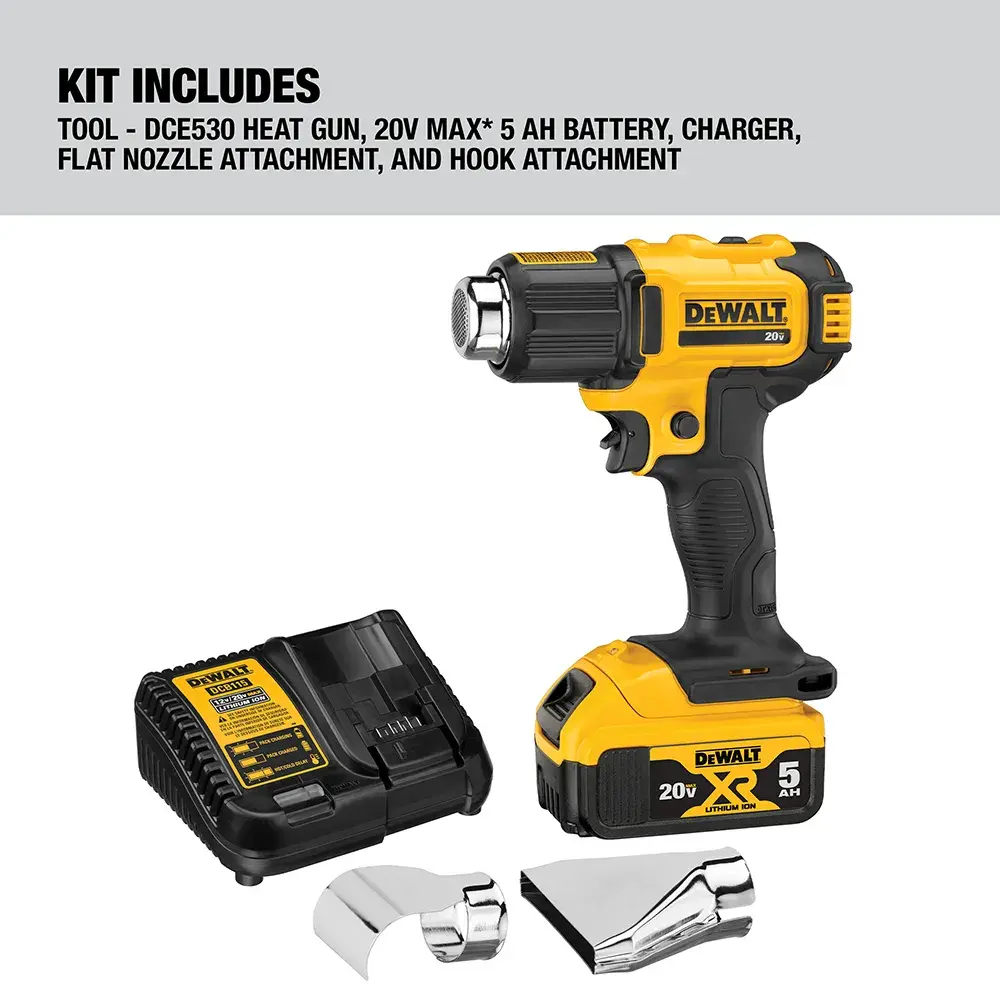 DEWALT® 20V MAX* Cordless Heat Gun Kit