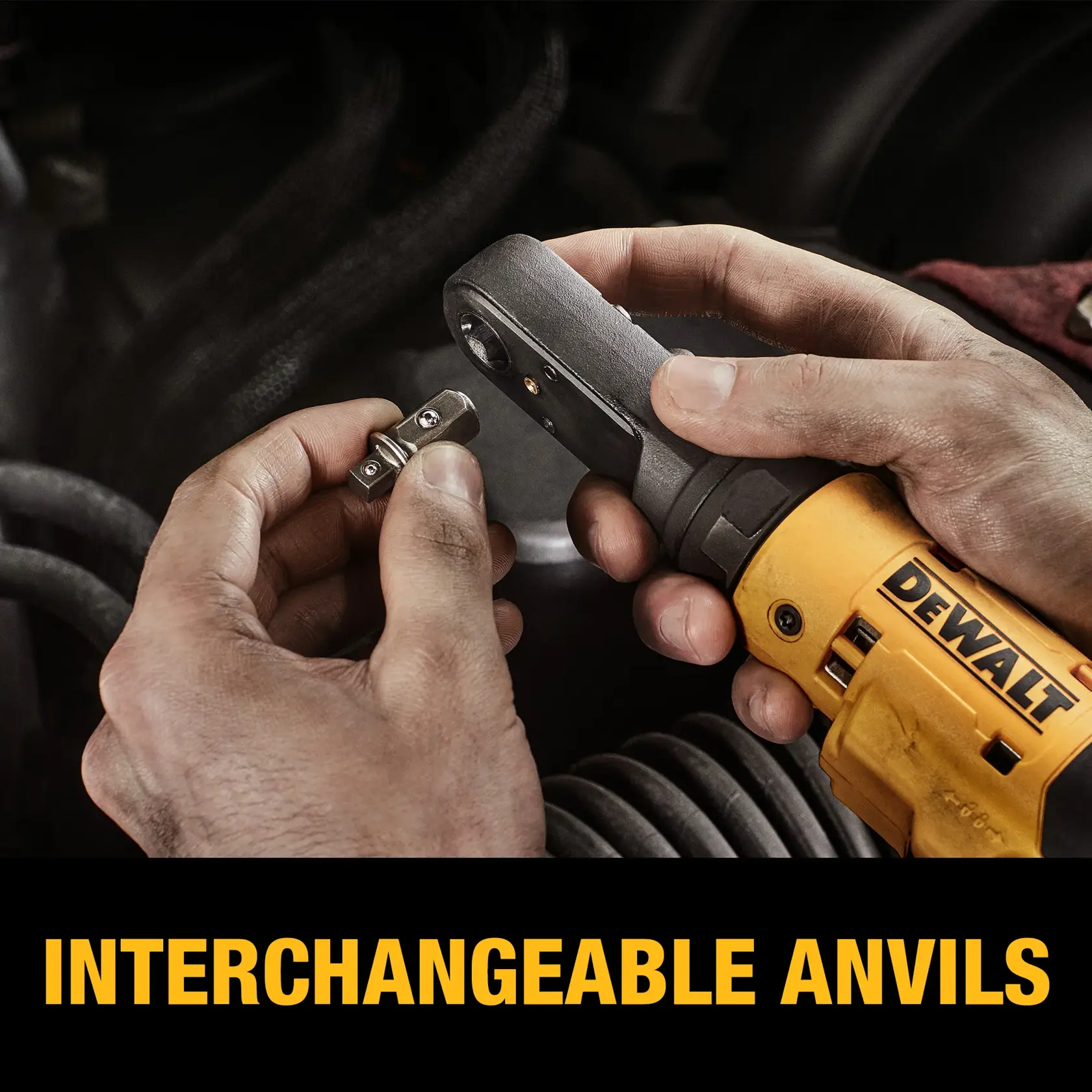 Interchangeable anvils