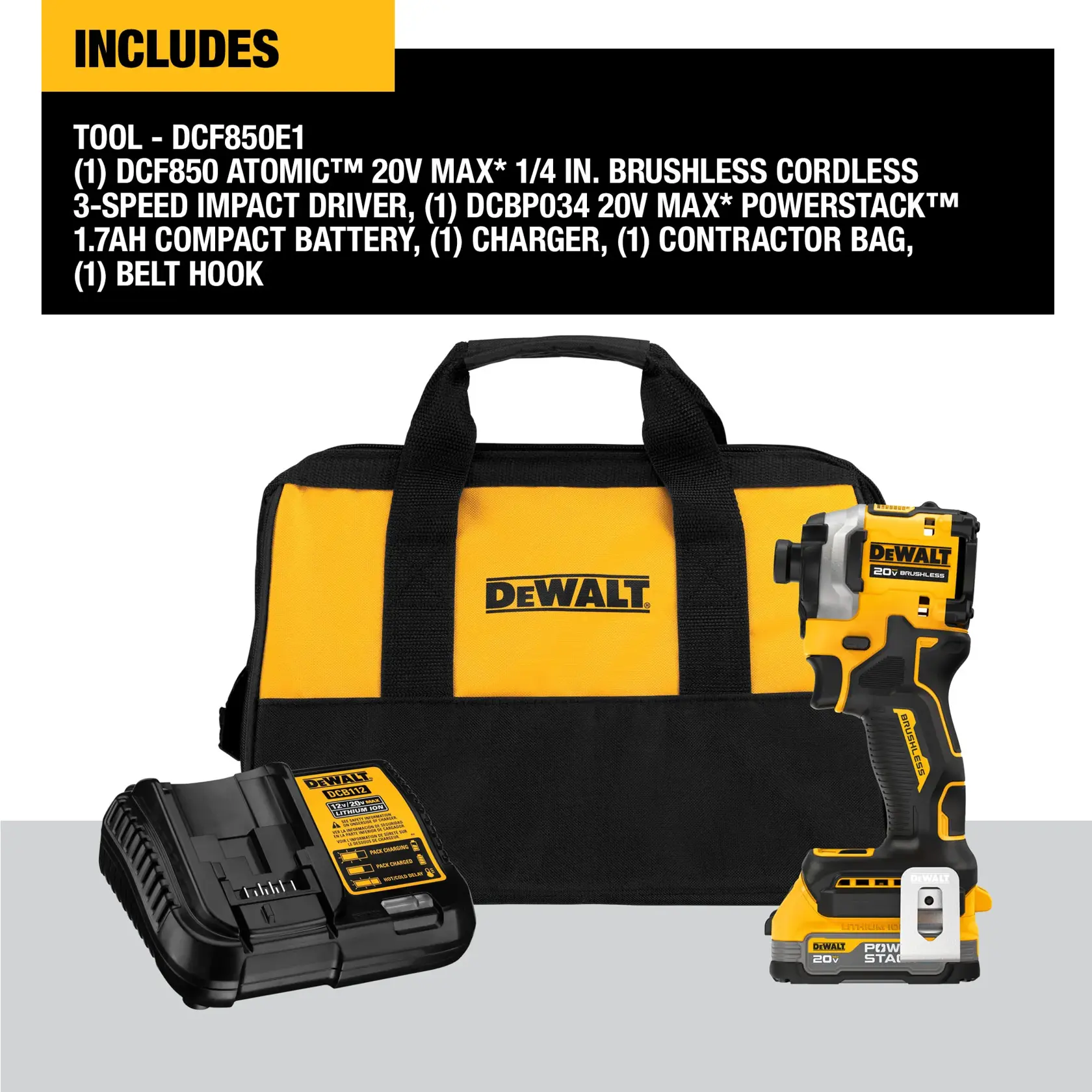 SHELL DEWALT 20V ATOMIC IMPACT DRIVER 