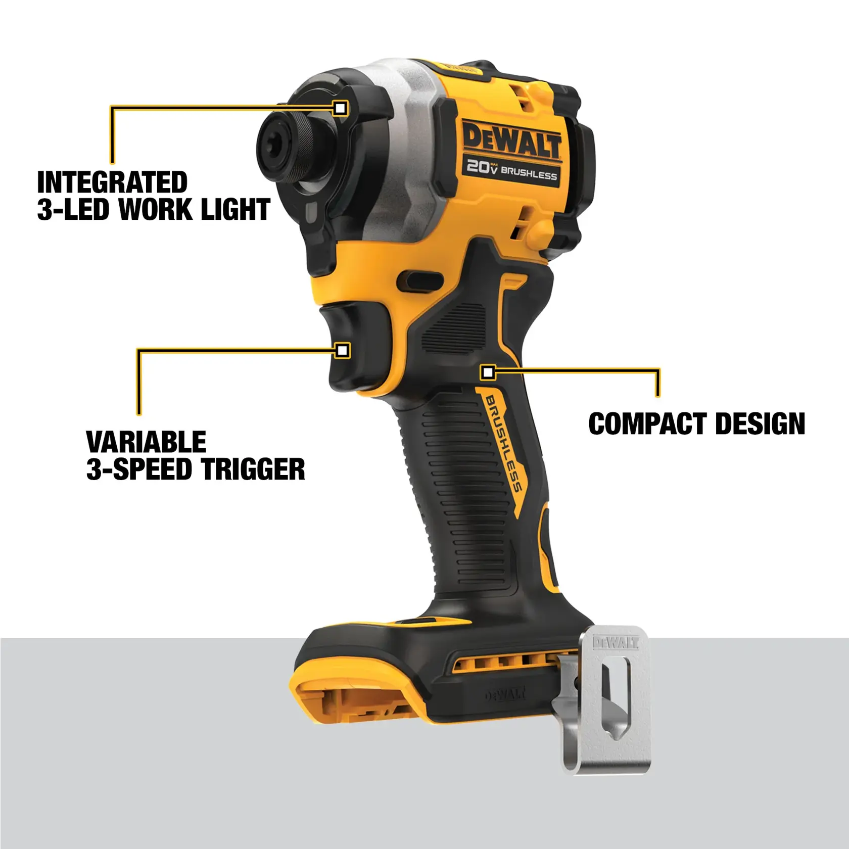 SHELL DEWALT 20V ATOMIC IMPACT DRIVER 