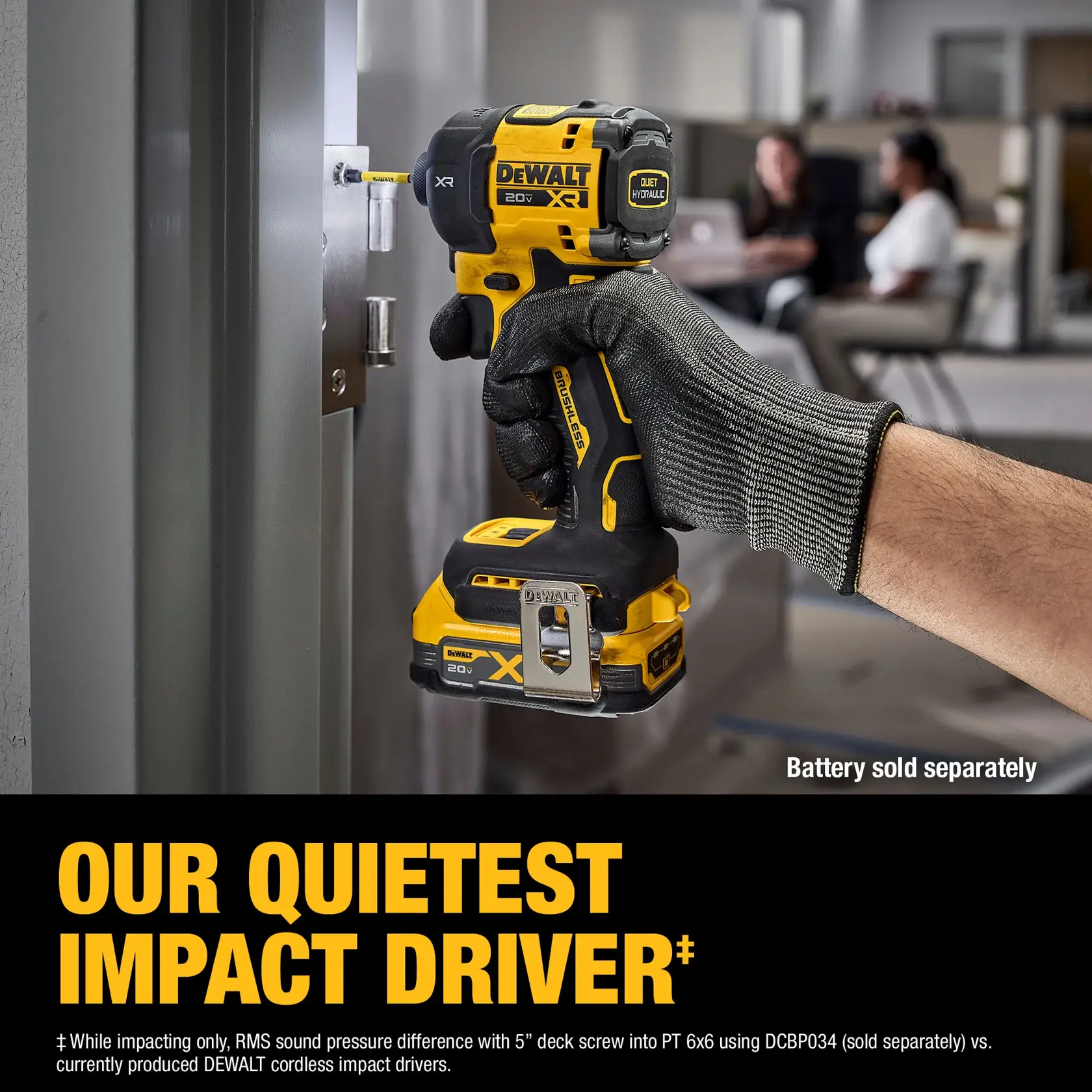 2-SPEED MODE SELECT With variable speed trigger and 20-Min Work Light Mode.