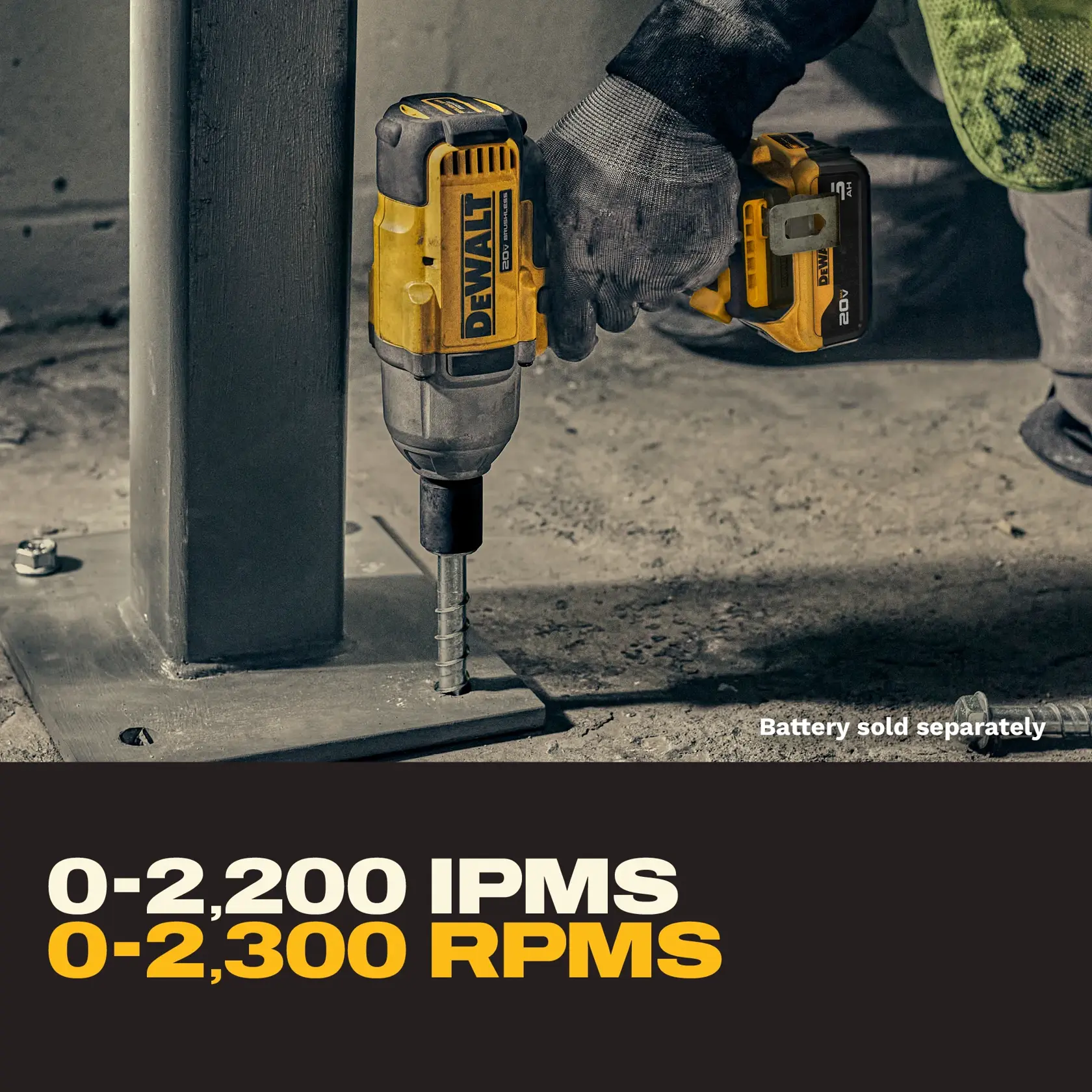 DCF900 IPMs and RPMs carousel icon with battery sold separately 