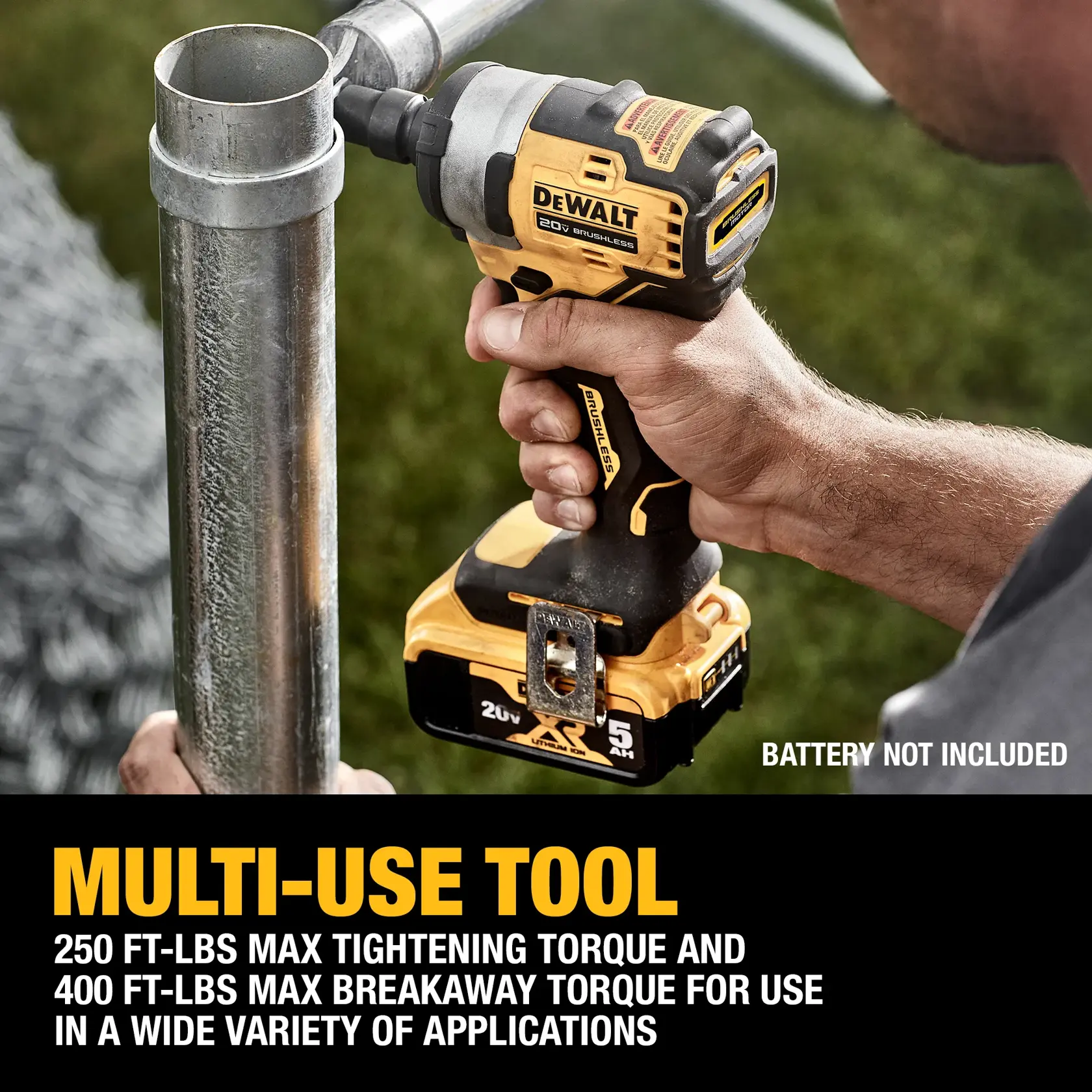 DEWALT® 20V MAX* 1/2-in. Cordless Impact Wrench With Hog Ring Anvil (Tool Only)