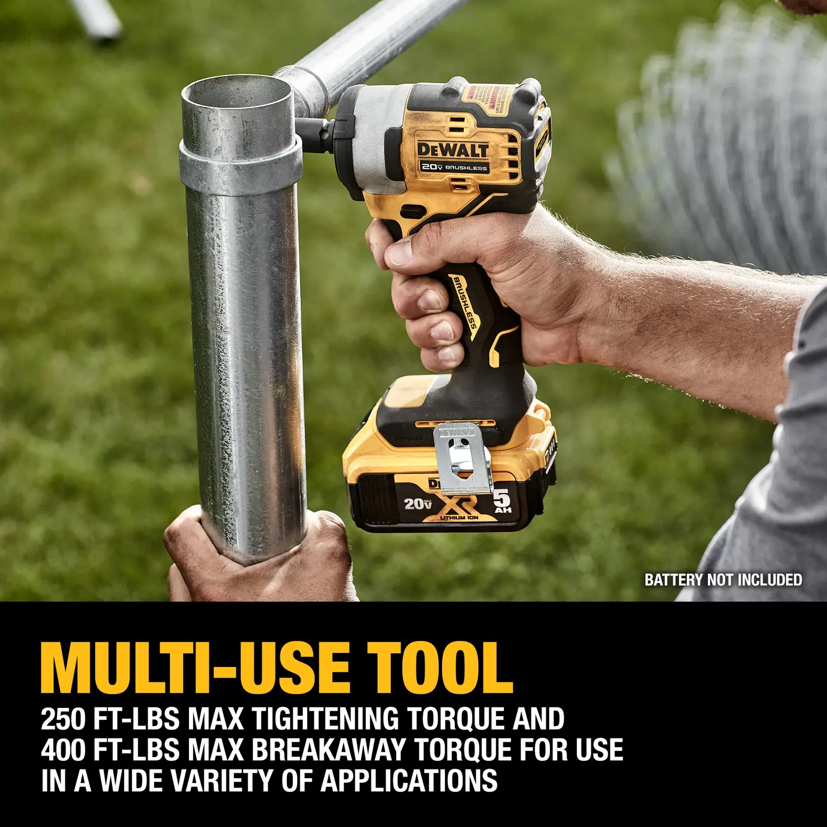 DEWALT® 20V MAX* 3/8-in. Cordless Impact Wrench With Hog Ring Anvil (Tool Only)