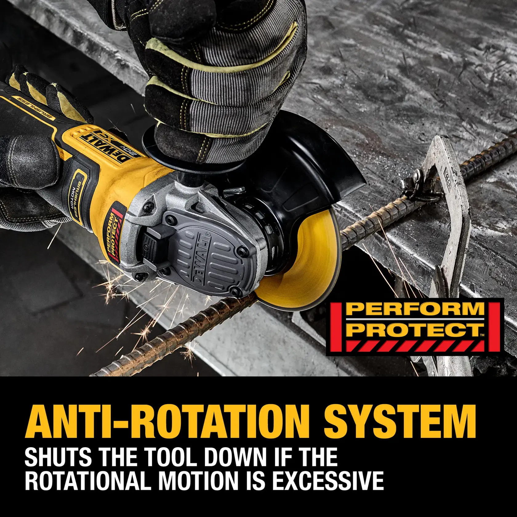 DCG410B carousel graphic showing the anti-rotation system. 