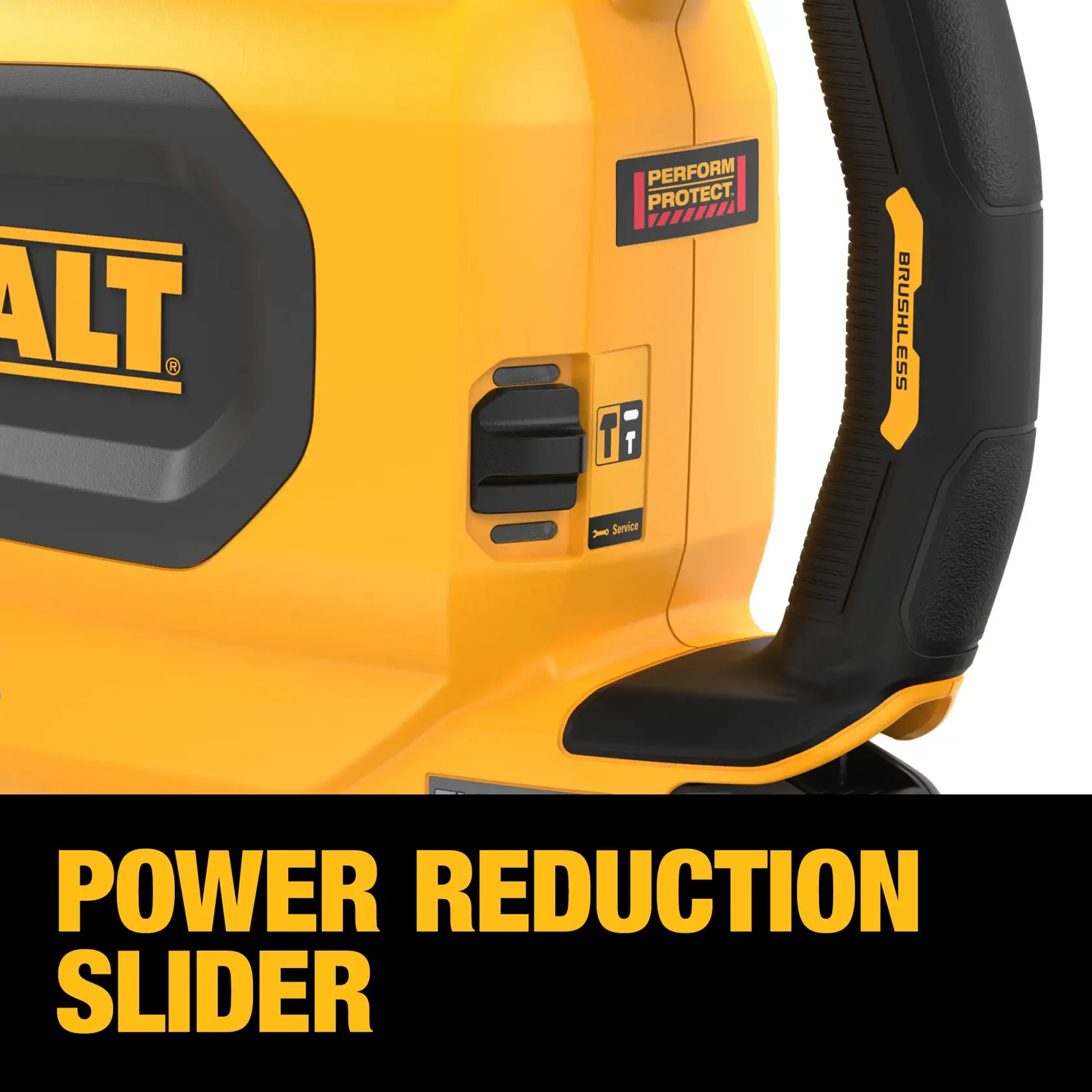 Zoomed in image of the power reduction slide