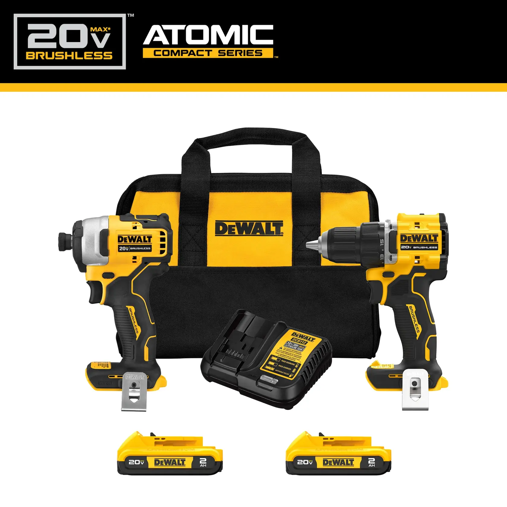 Kit shot of DeWalt Lithium Ion Cordless Combo Kit