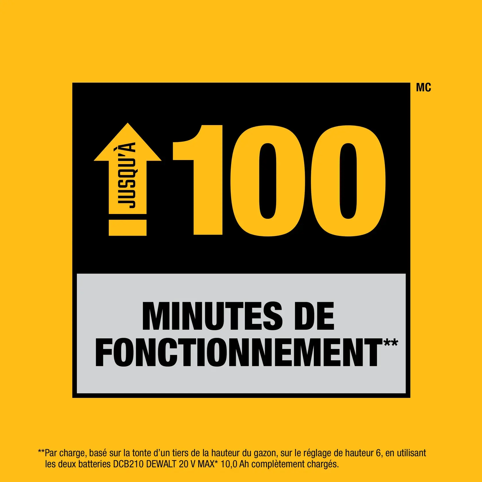 Up to 100 mins of runtime