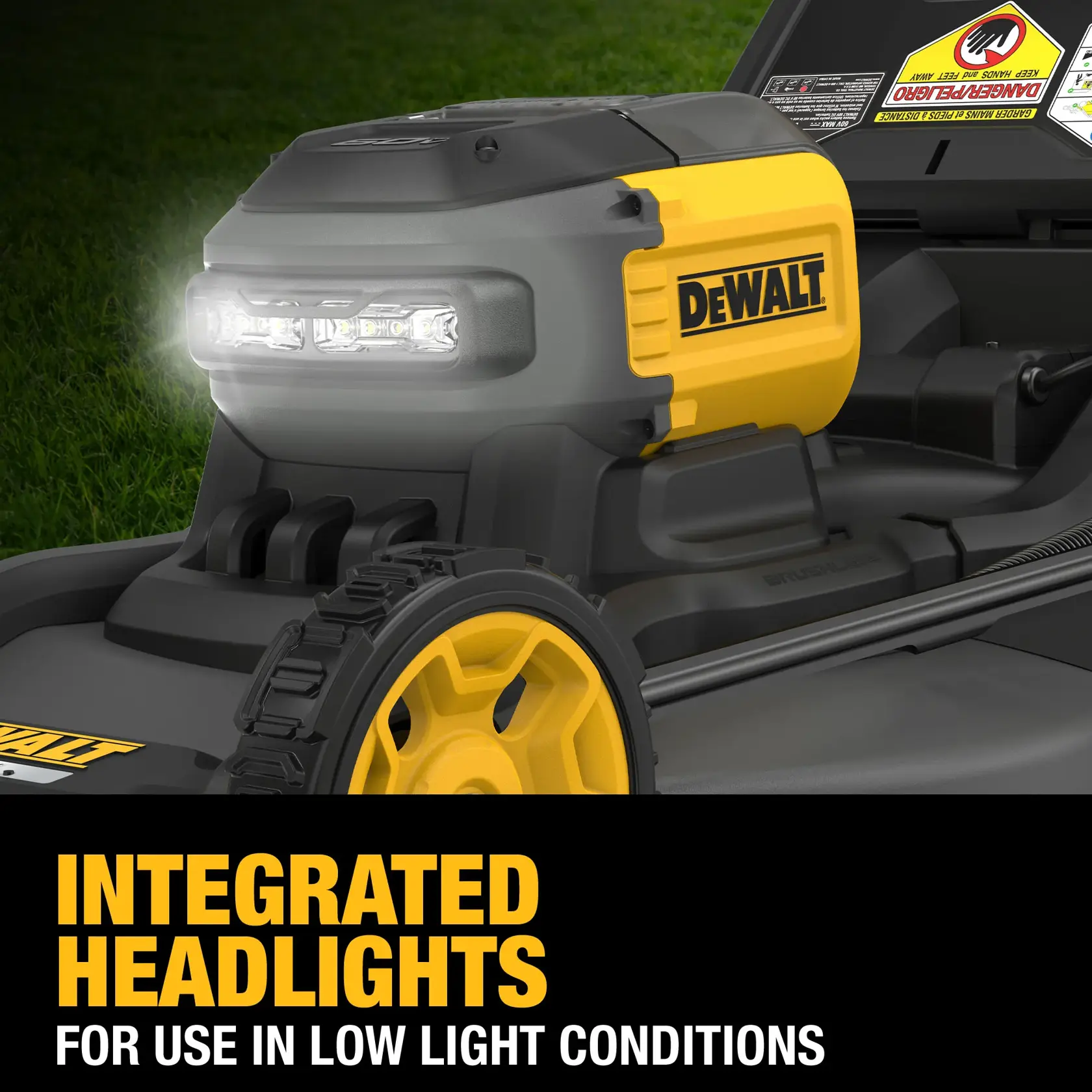  DCMWSP700Y2 Equipped with integrated headlights