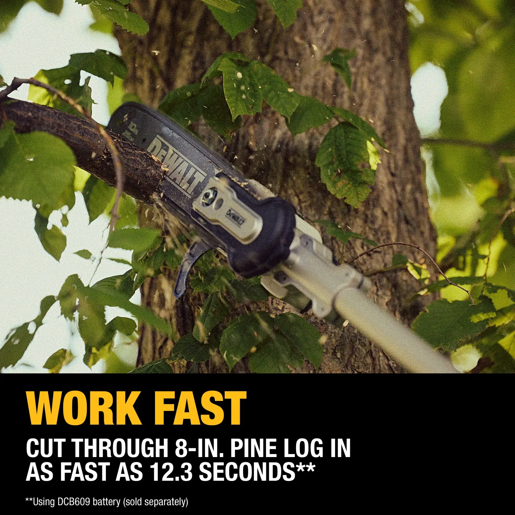 DCPS671B Close up cutting through limb