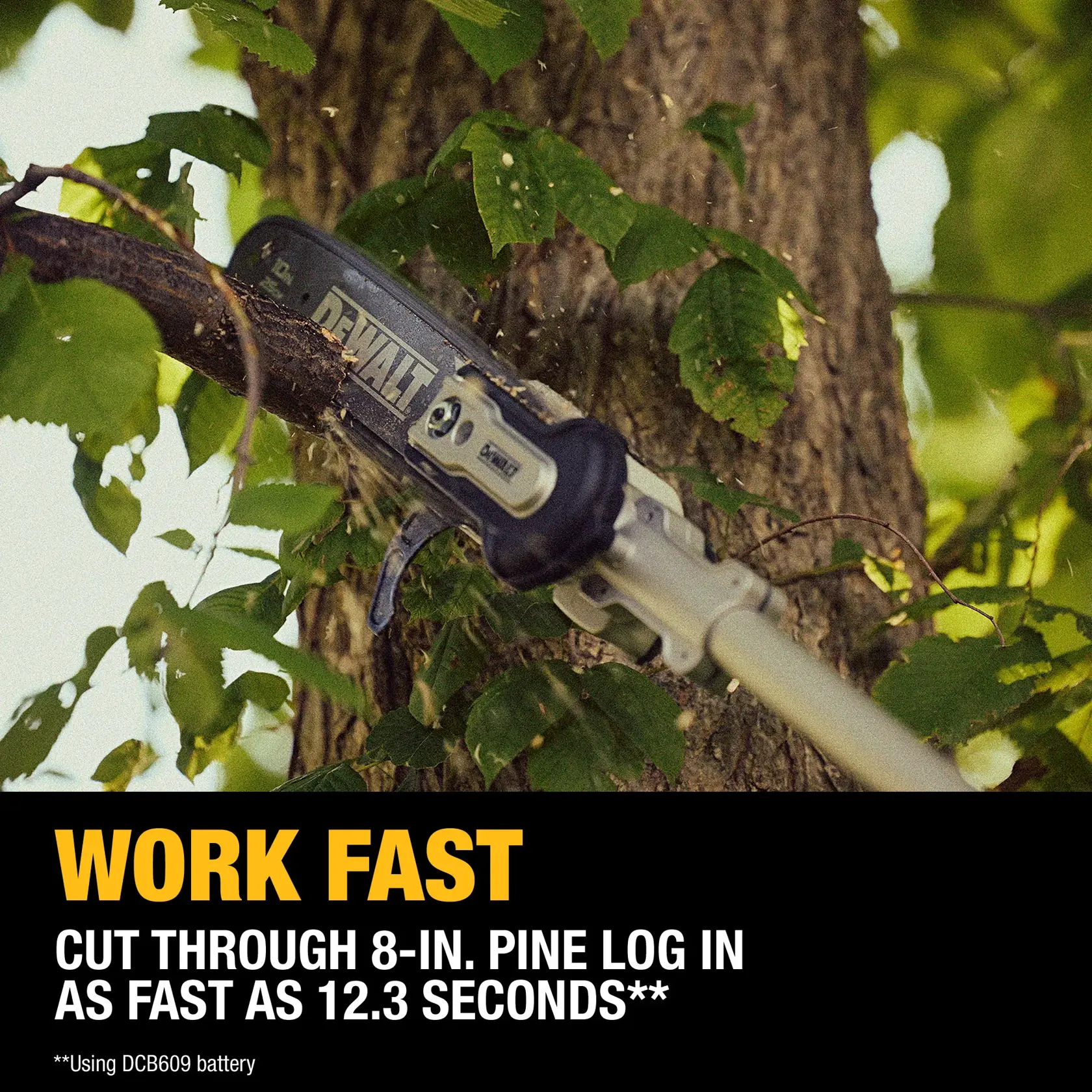 DCPS671X1 Close up cutting through limb