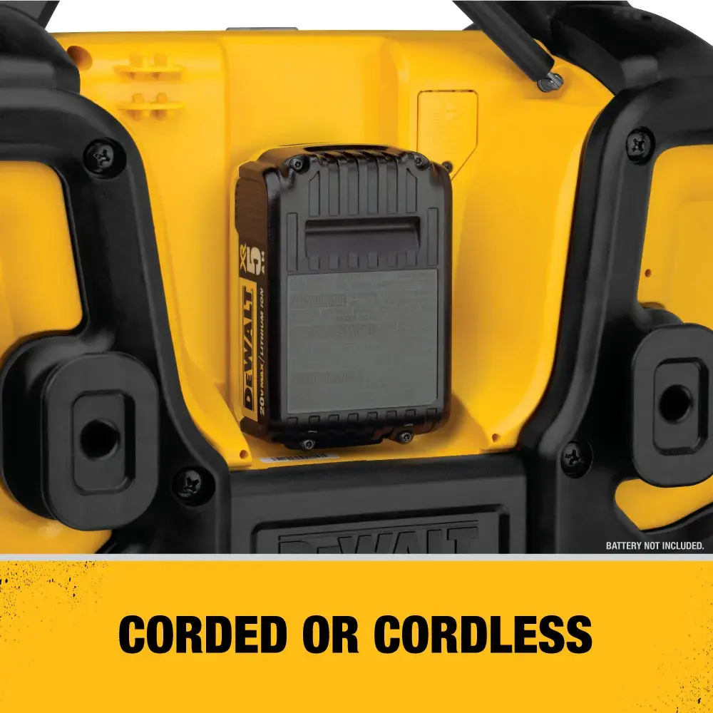 Corded or Cordless DEWALT Graphic