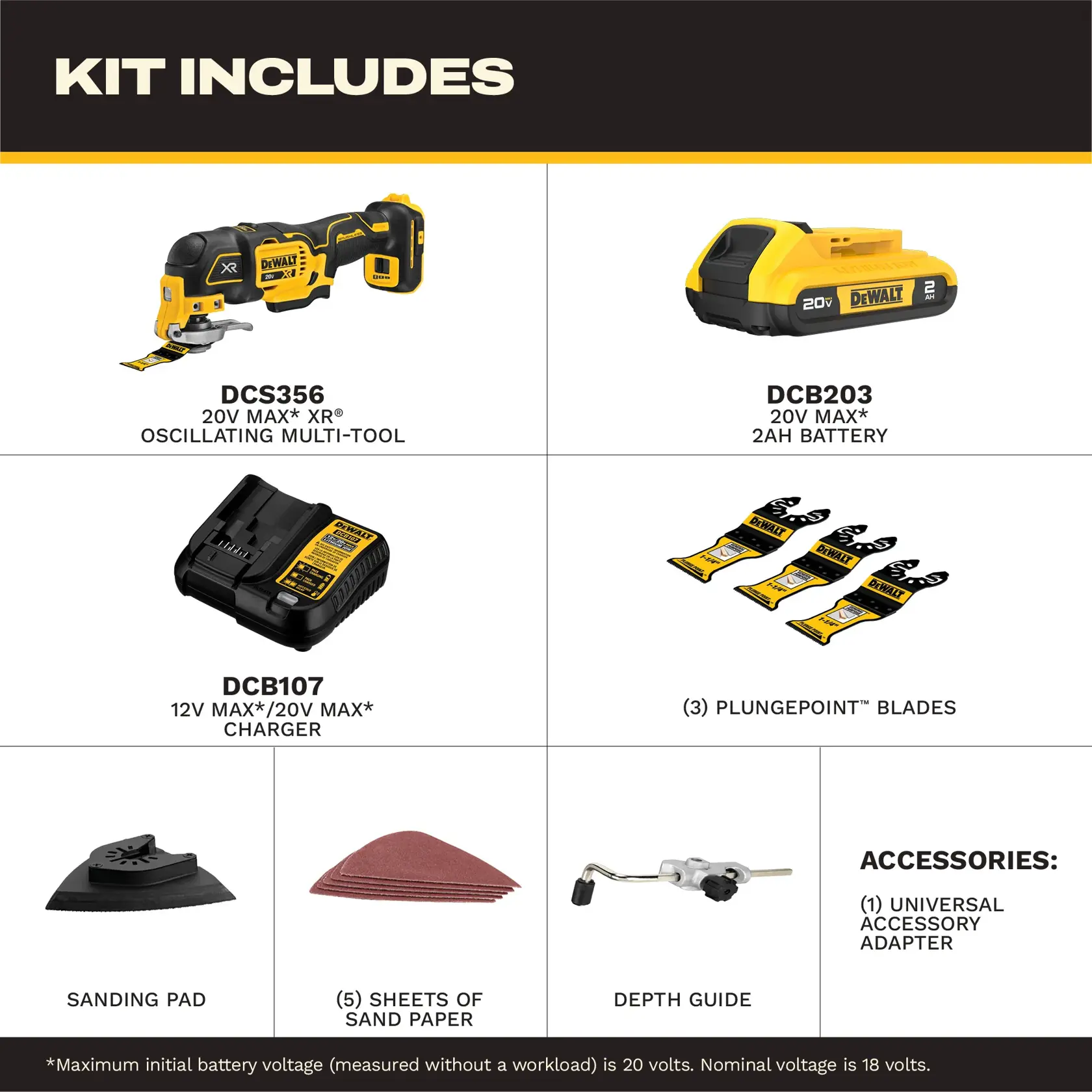 XR Cordless Oscillating Multi Tool being used by person to trim a wooden window frame