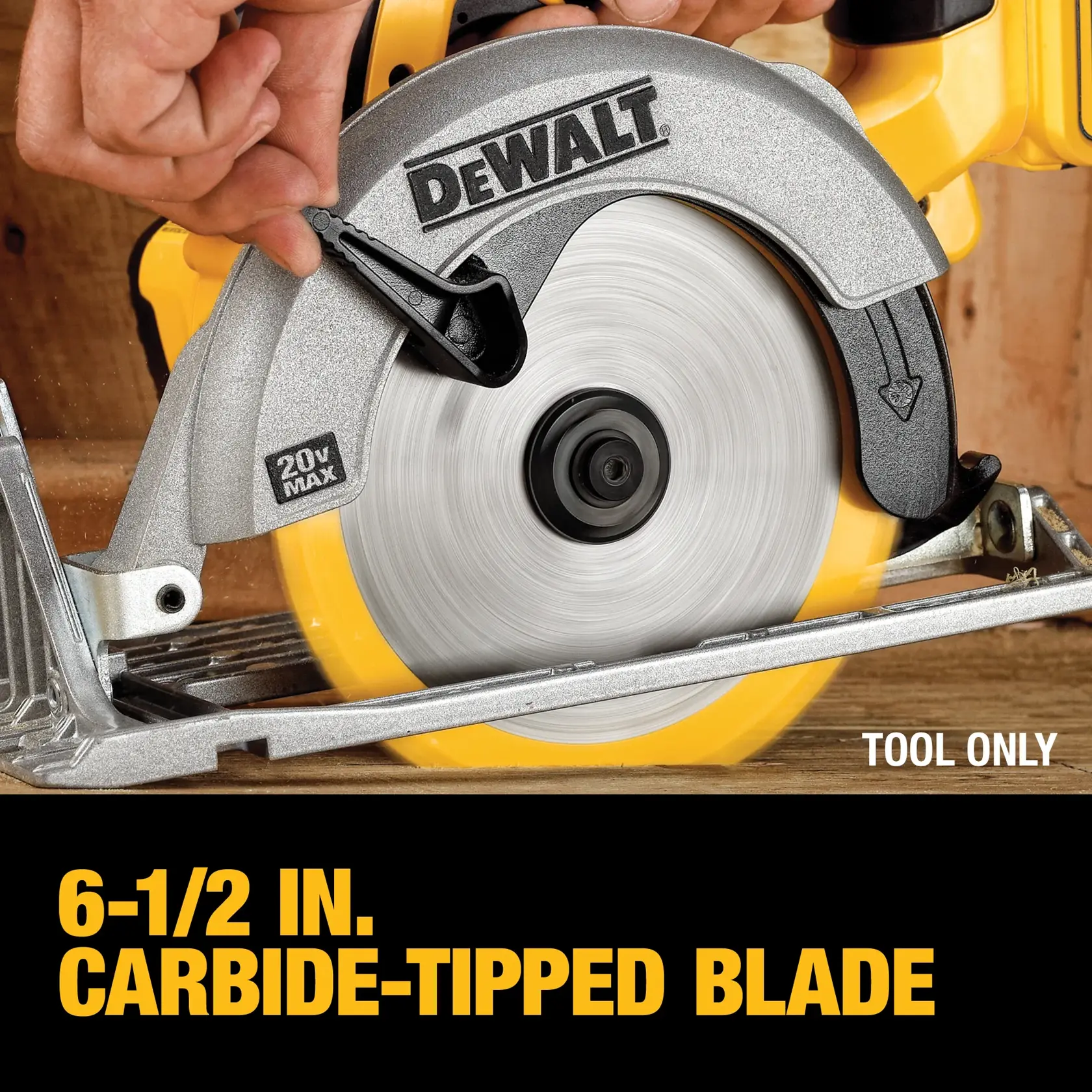 DEWALT® 20V MAX* 6-1/2-in. (165mm) Circular Saw (Tool Only)