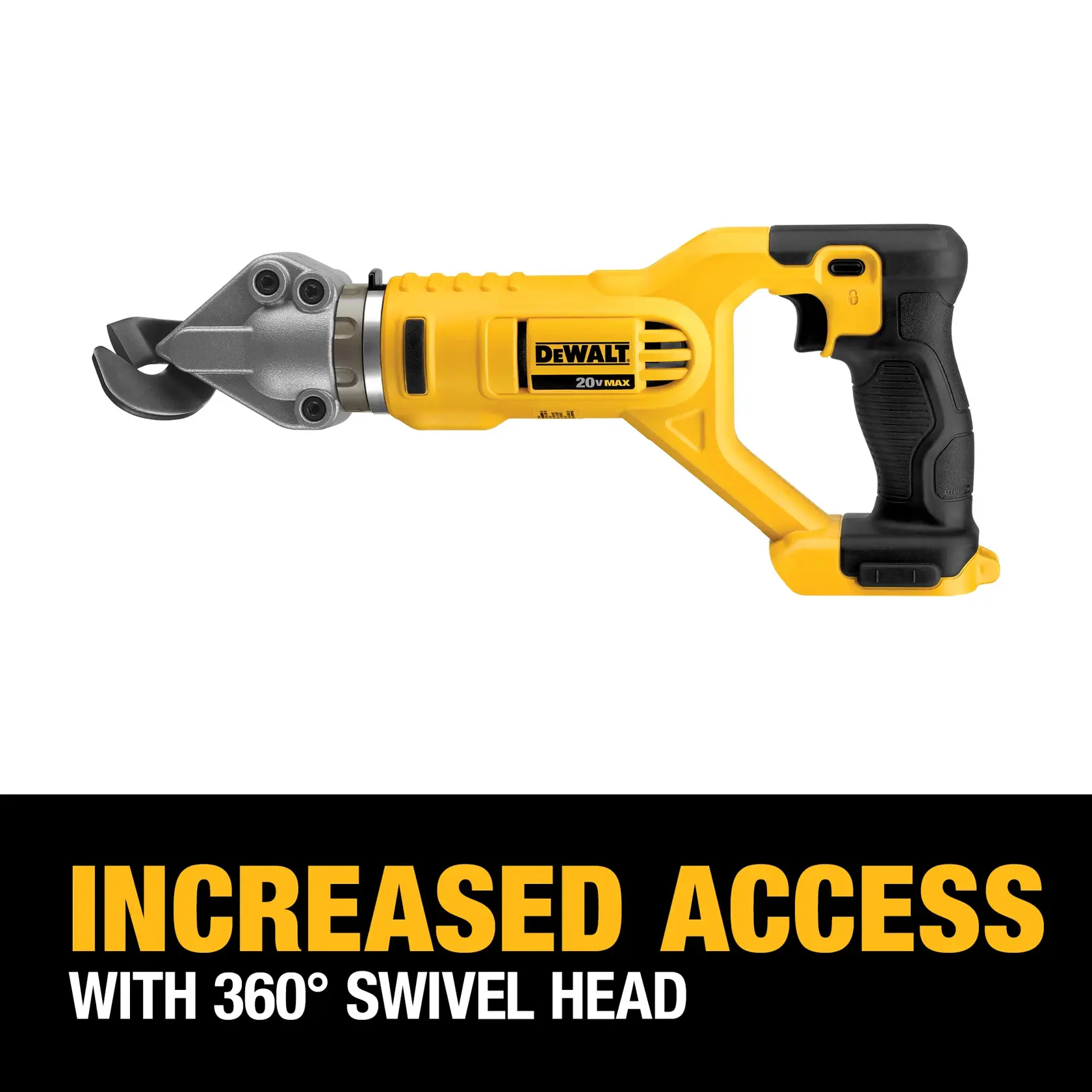 DEWALT® 20V MAX* 18 Gauge Offset Metal Shear (Tool Only)