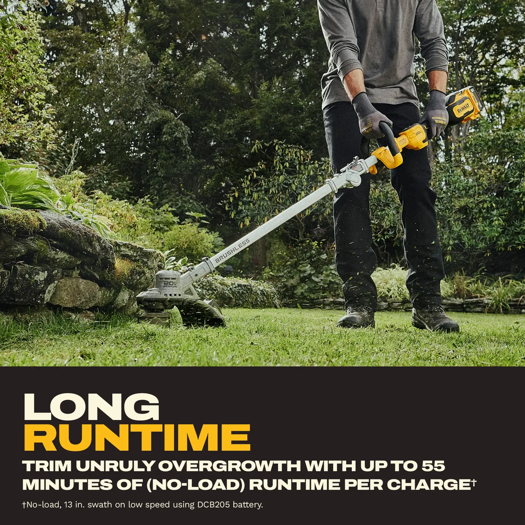 DCST926P1 String Trimmer balanced design graphic