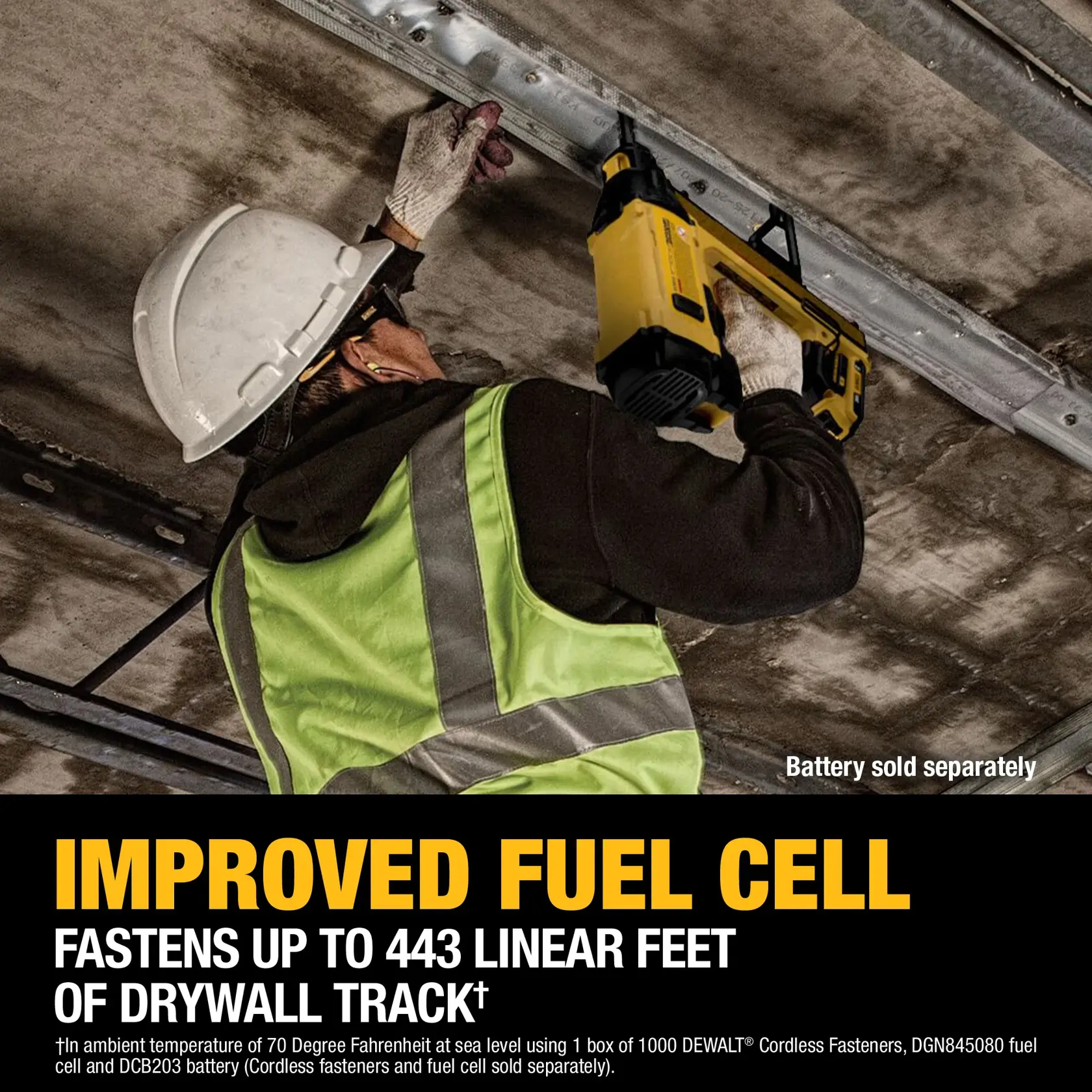 DEWALT 20V MAX* XR® Trak-It® C6 Nailer banner graphic.