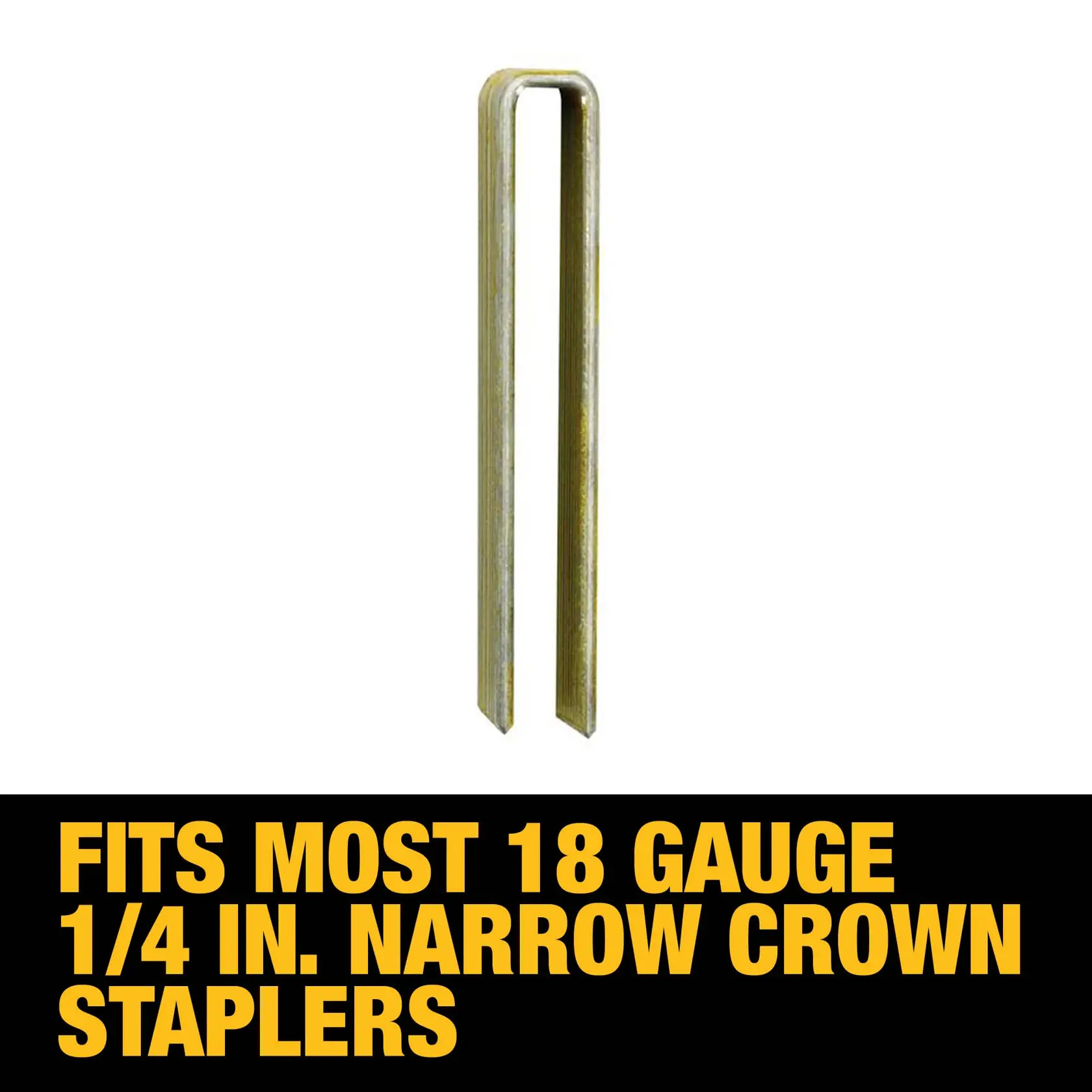 Fits Most 18 Gauge 1/4 in. Narrow Crown Staplers graphic
