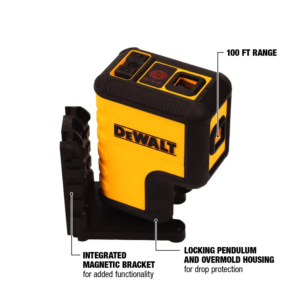 DEWALT® Red 3 Spot Laser Level