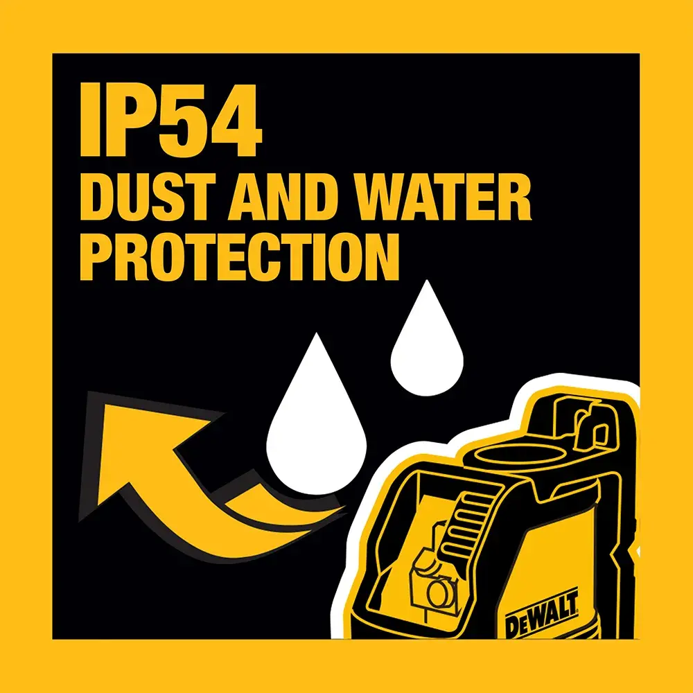 Green cross line laser being used at a construction site.