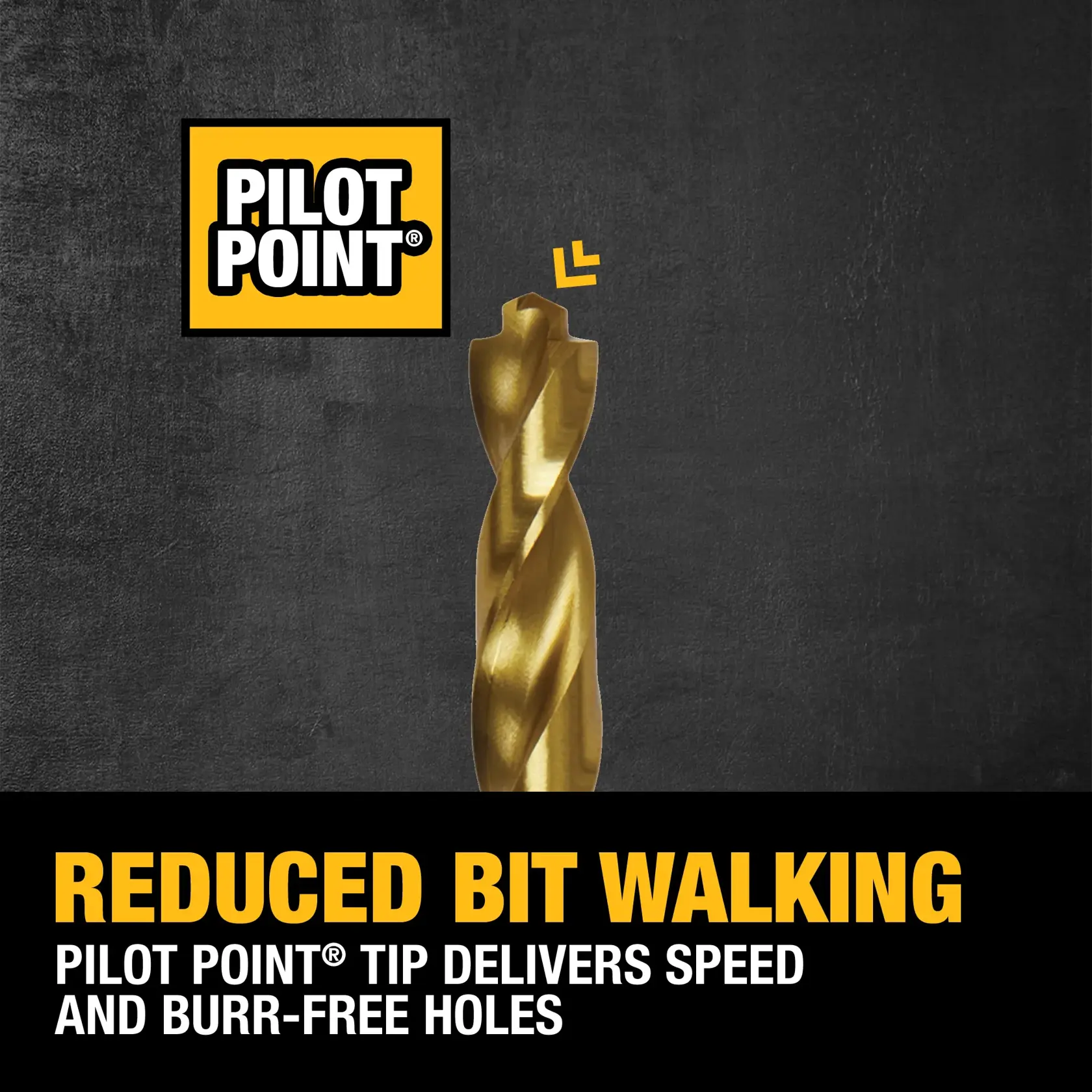 DeWalt DW1354 14 pc Titanium Nitride Coated Drill Bit Set F+B