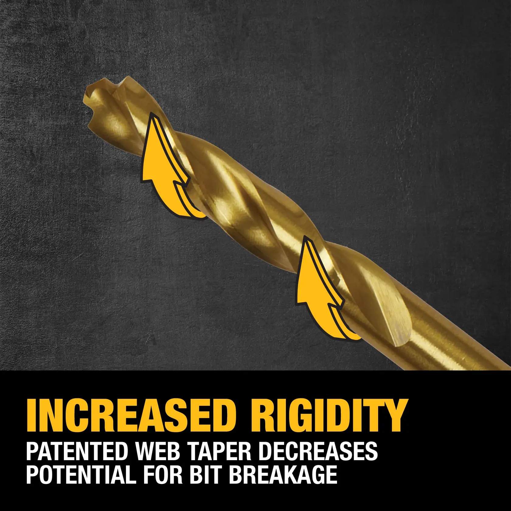 DeWalt DW1354 14 pc Titanium Nitride Coated Drill Bit Set F+B